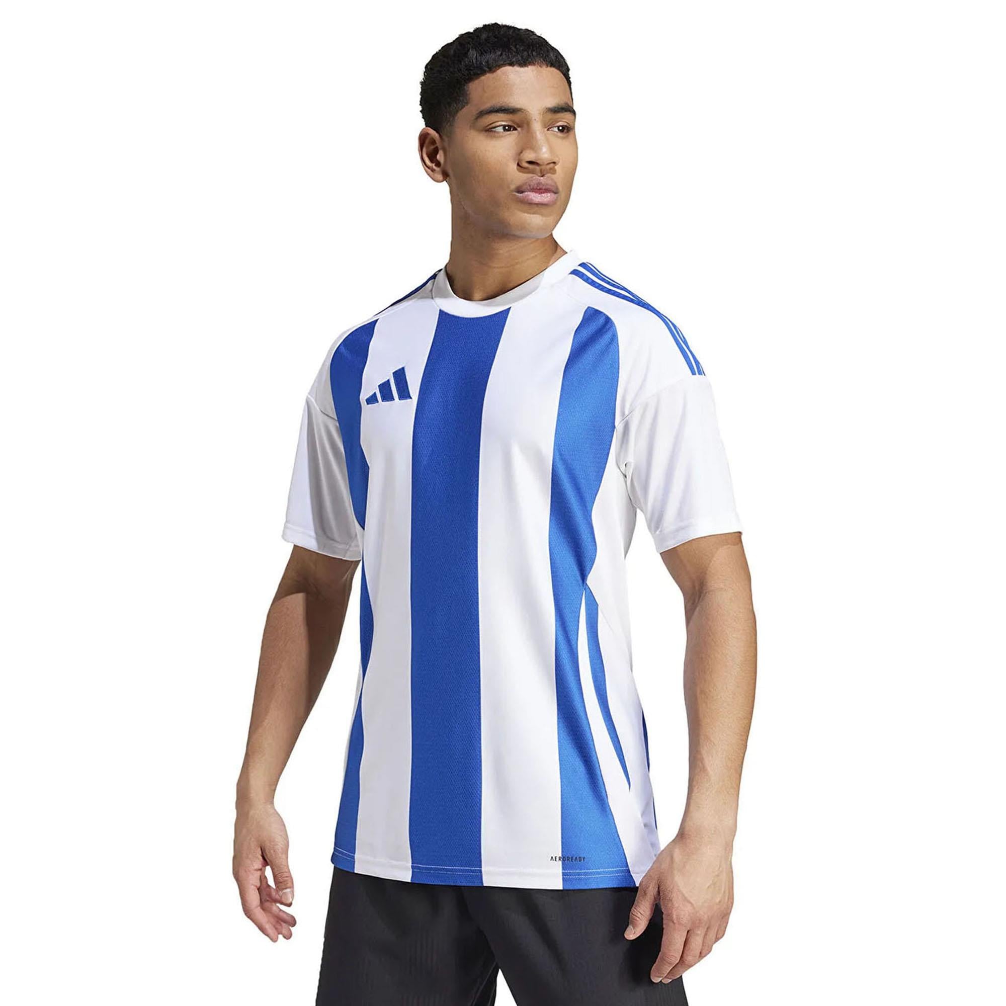 Adidas Erkek Futbol T-shirt Striped 24 Jsy Iw2144 STRIPED 24 JSY