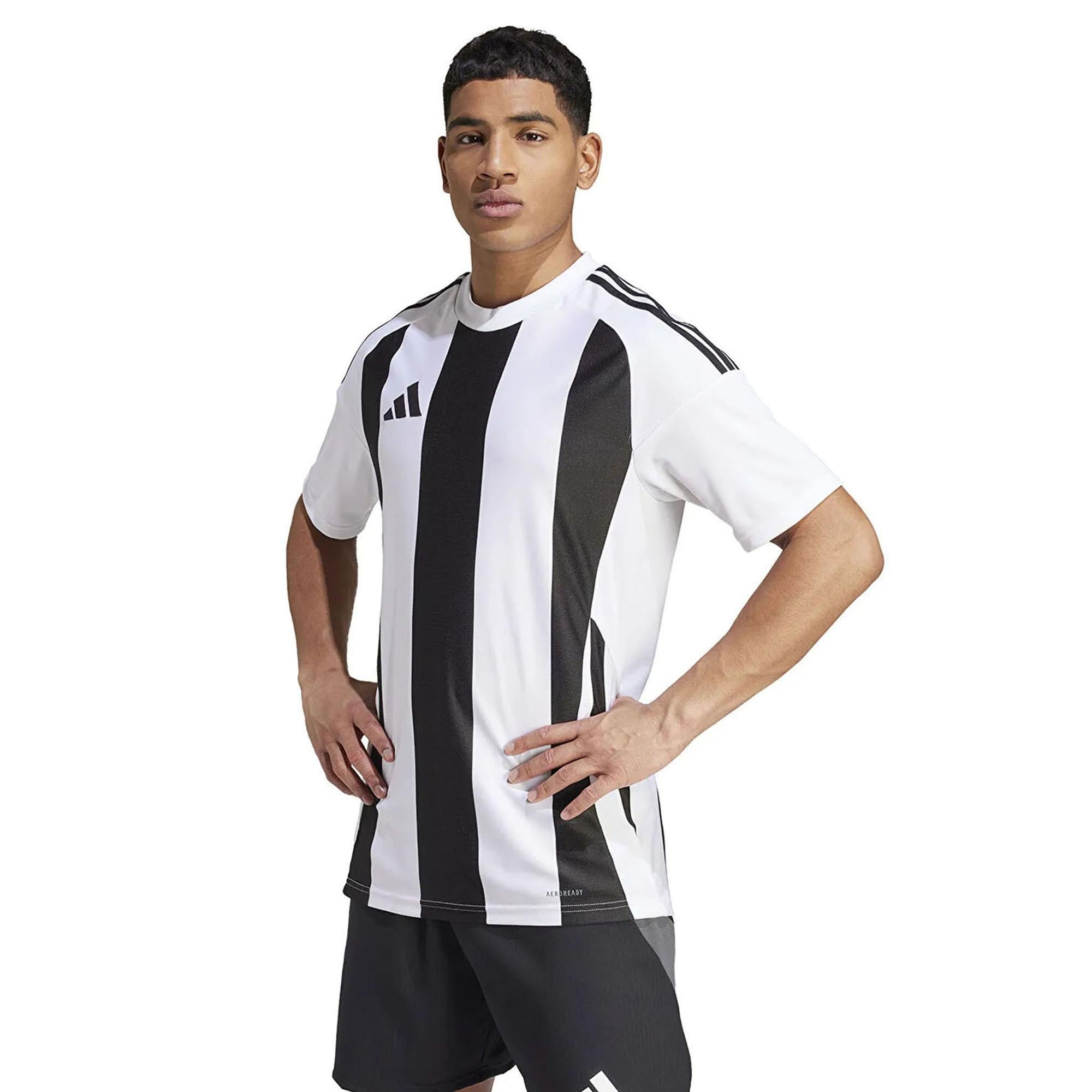 Adidas Erkek Futbol T-shirt Striped 24 Jsy Iw2143 STRIPED 24 JSY