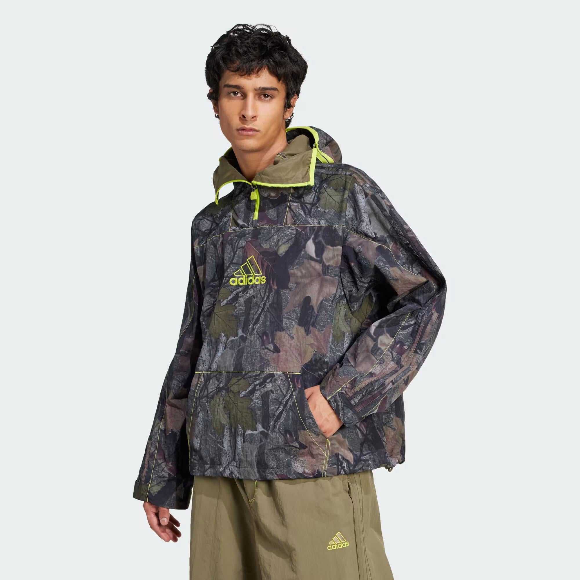 Adidas Erkek Günlük Eşofman Üstü Camo Jacket Q1 Jd5417
