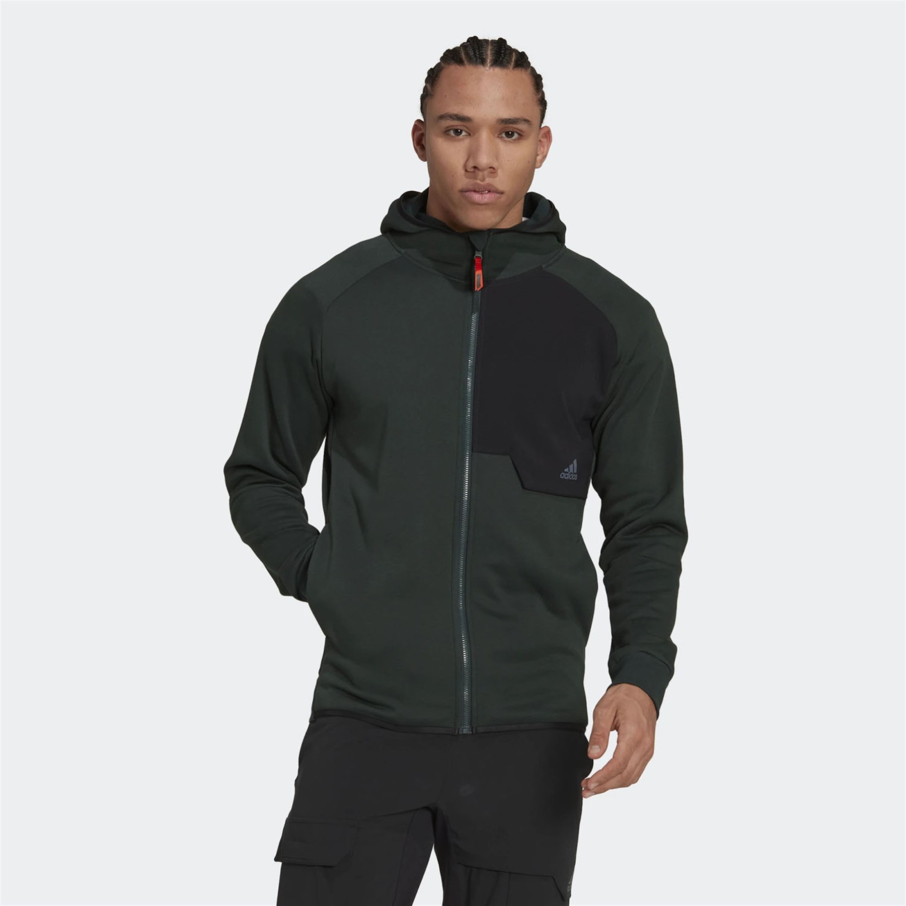 Adidas Erkek Günlük Kapşonlu Eşofman Üstü M X-City W Fz Hk4475 M X-City W FZ