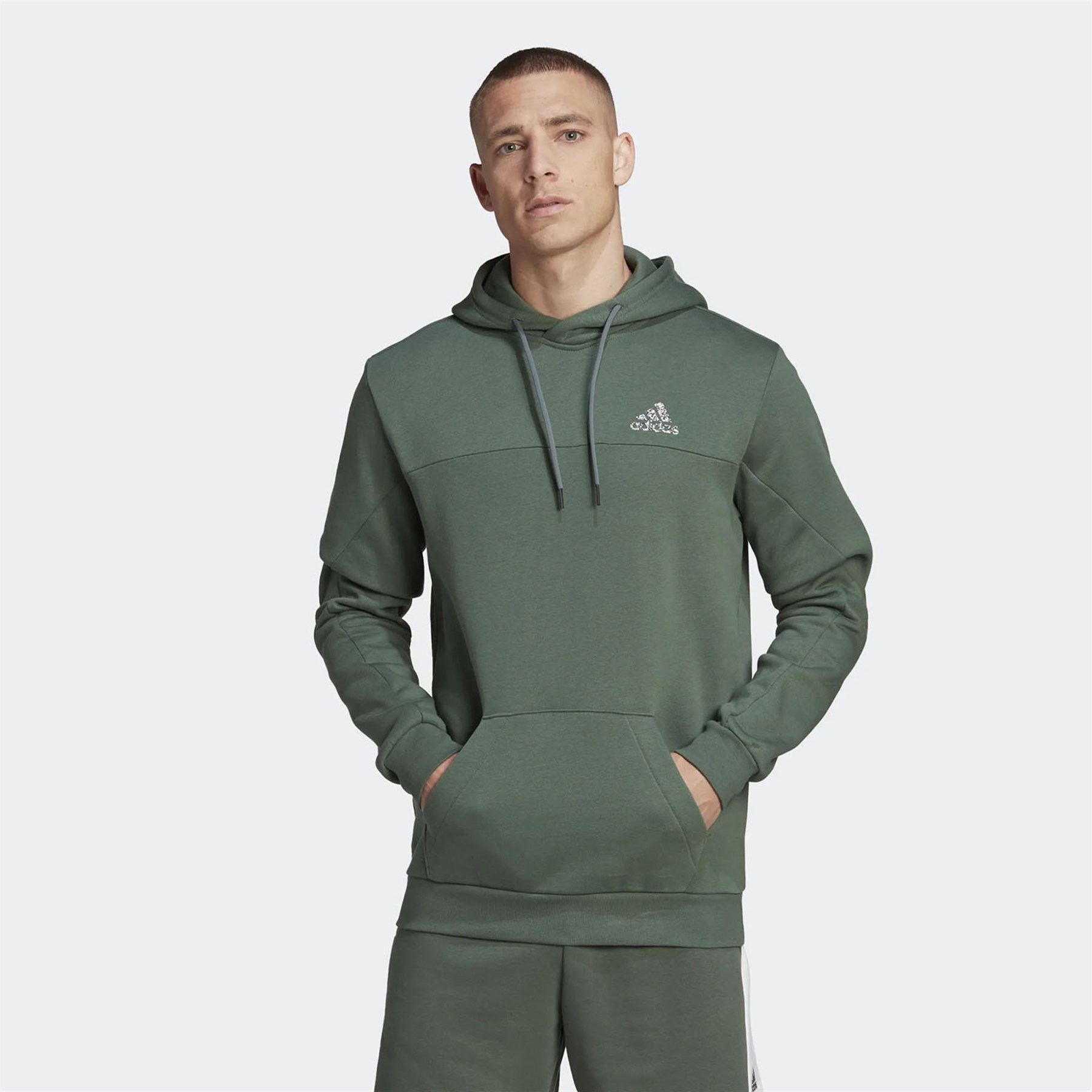 Adidas Erkek Günlük Kapşonlu Eşofman Üstü M Fl Recbos Hd Hm7889