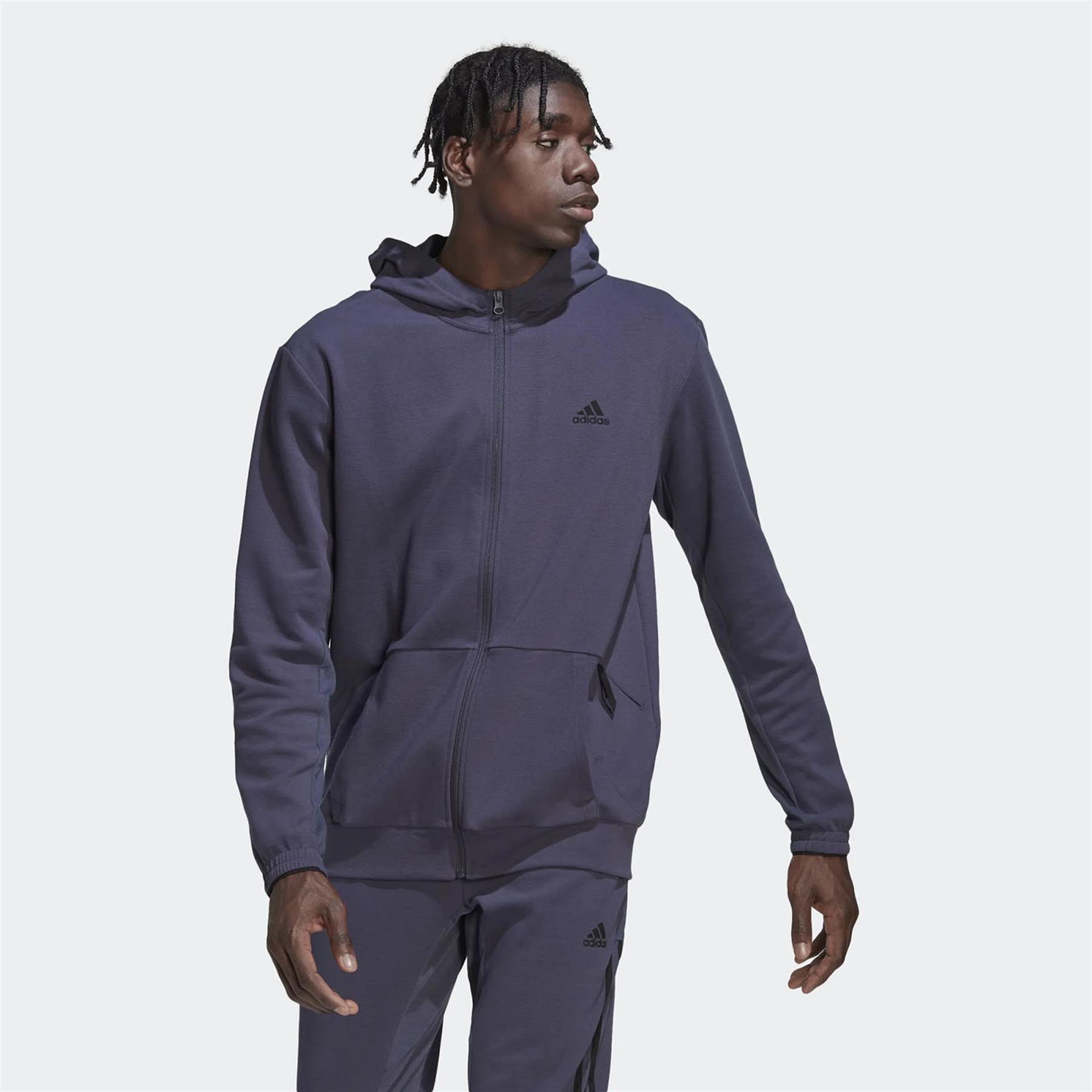 Adidas Erkek Günlük Kapşonlu Eşofman Üstü Yo Fz Hood Hl2402