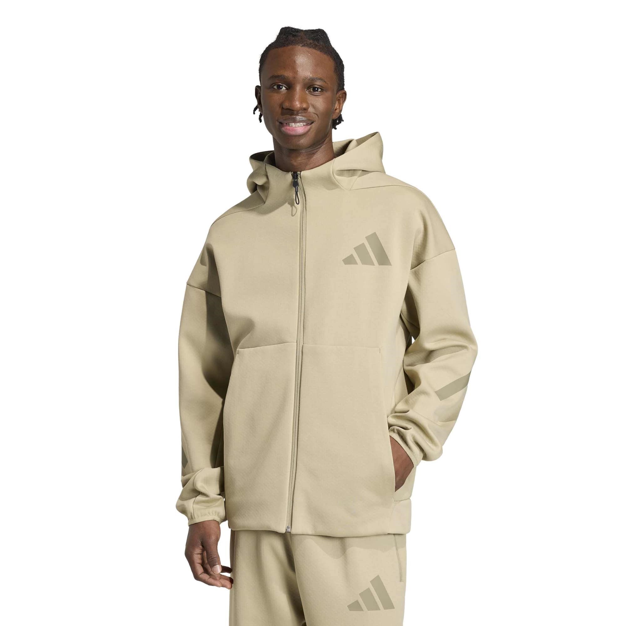 Adidas Erkek Günlük Kapşonlu Eşofman Üstü M Z.N.E. Fz Ke4682