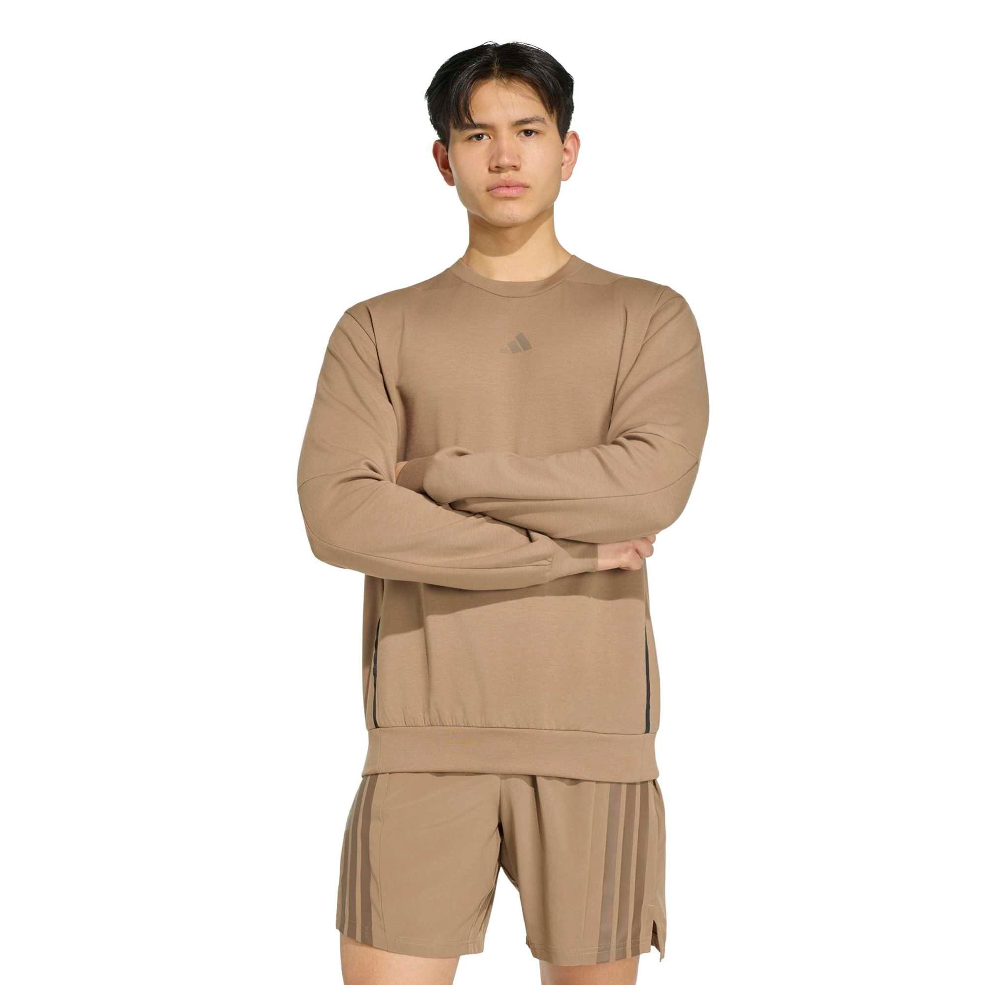 Adidas Erkek Günlük Kapşonlu Eşofman Üstü D4T Crew Sweats KV1463