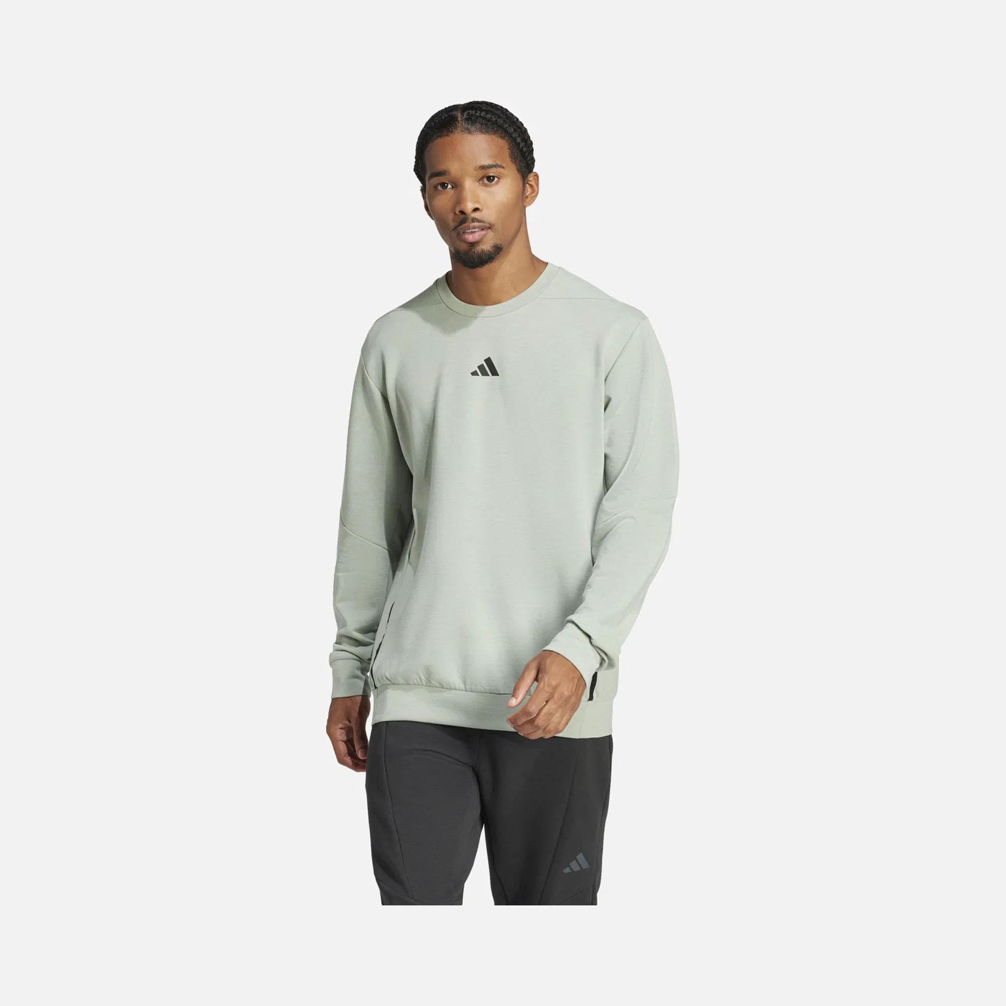 Adidas Erkek Günlük Kapşonlu Sweat D4T Crew Sweats Jı8166