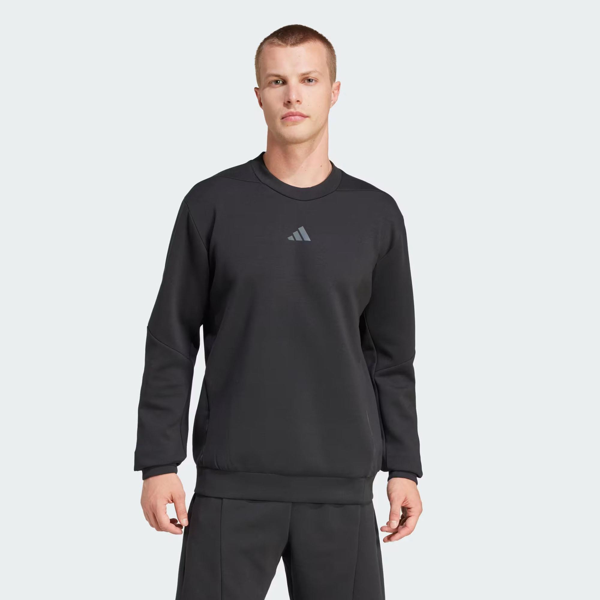 Adidas Erkek Günlük Kapşonlu Sweat D4T Crew Sweats Jj4642 D4T CREW SWEATS