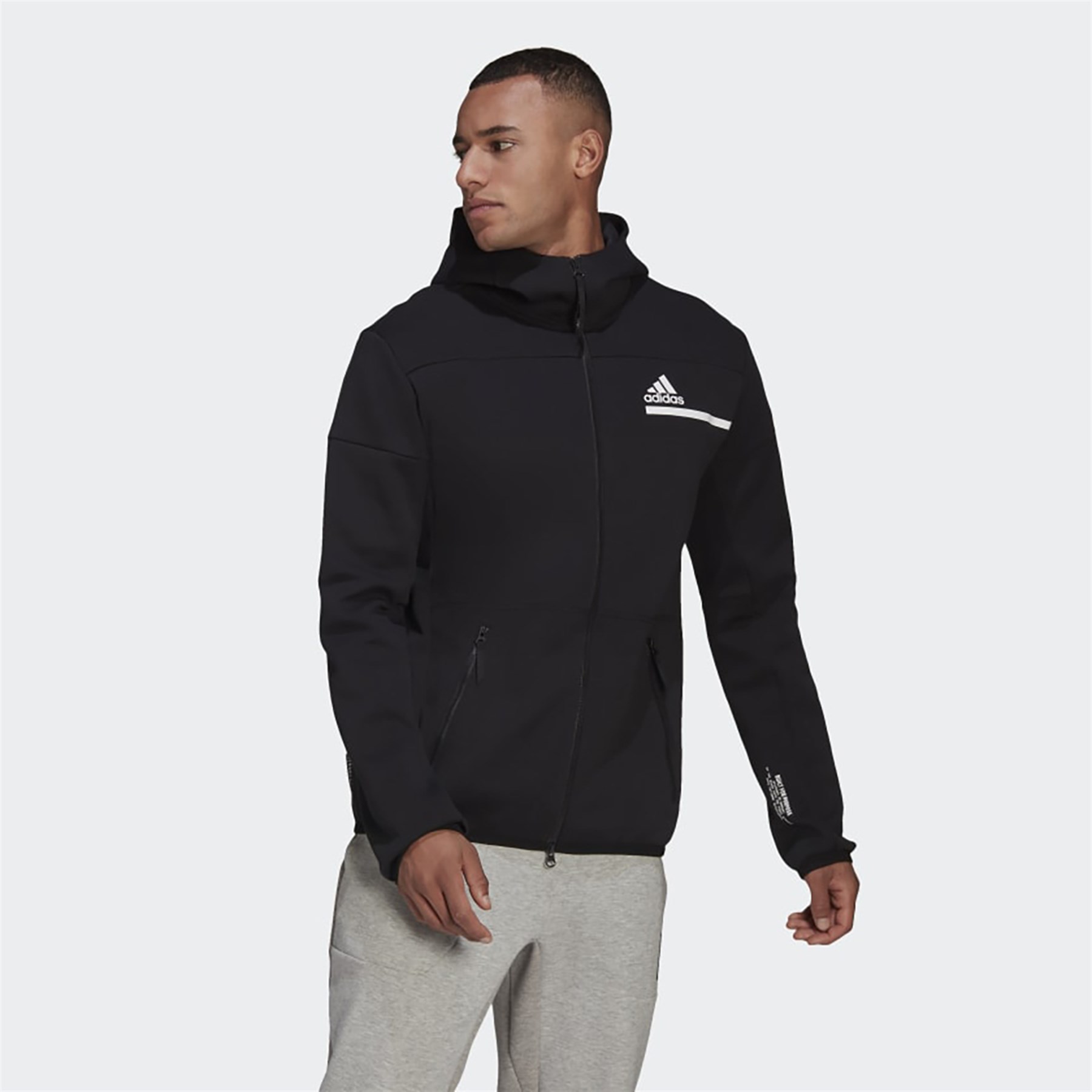 Adidas Erkek Günlük Kapşonlu Sweatshirt M Zne Rdy Fz Gq6263 M ZNE