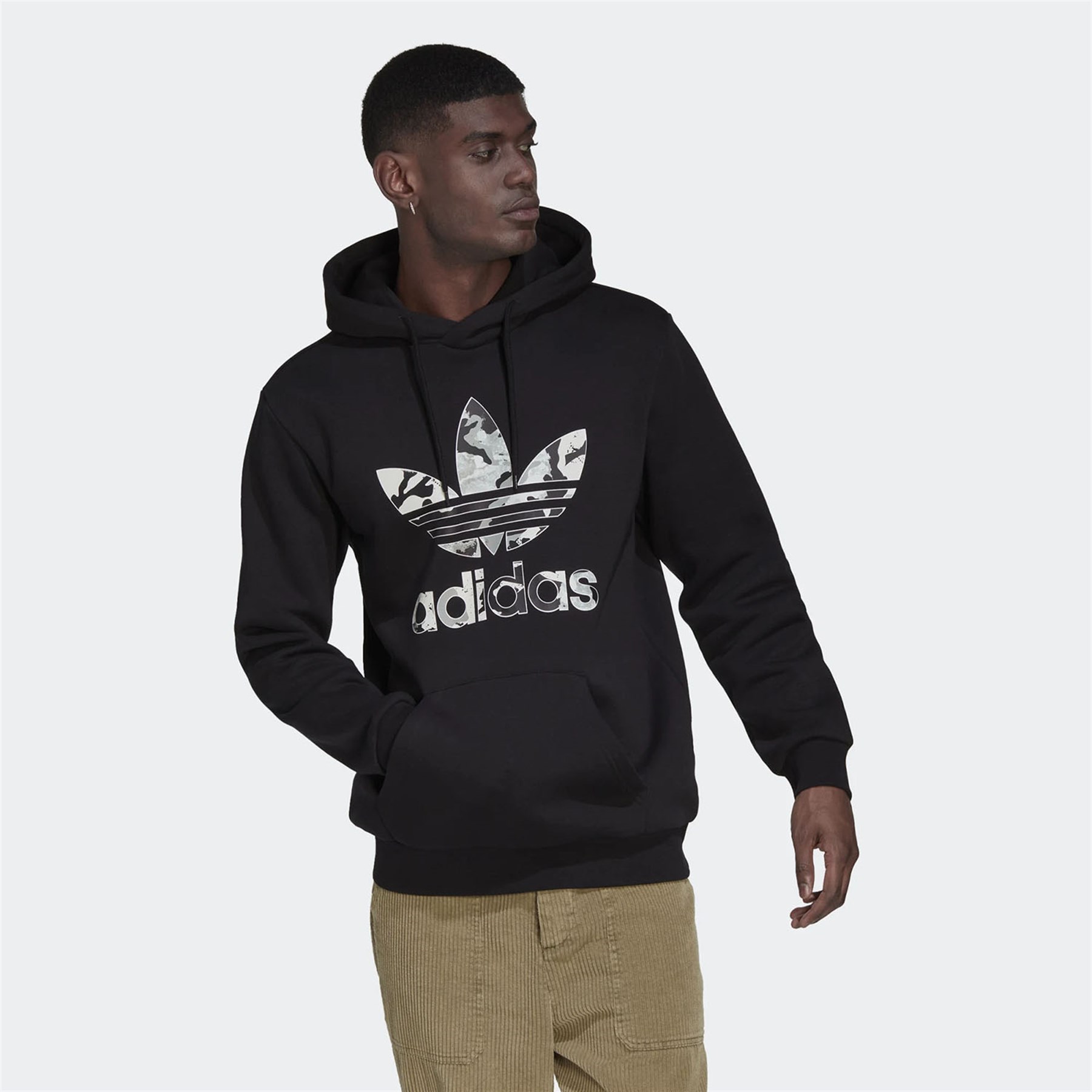 Adidas Erkek Günlük Kapşonlu Sweatshirt Camo Inf Hoodie Hk2803