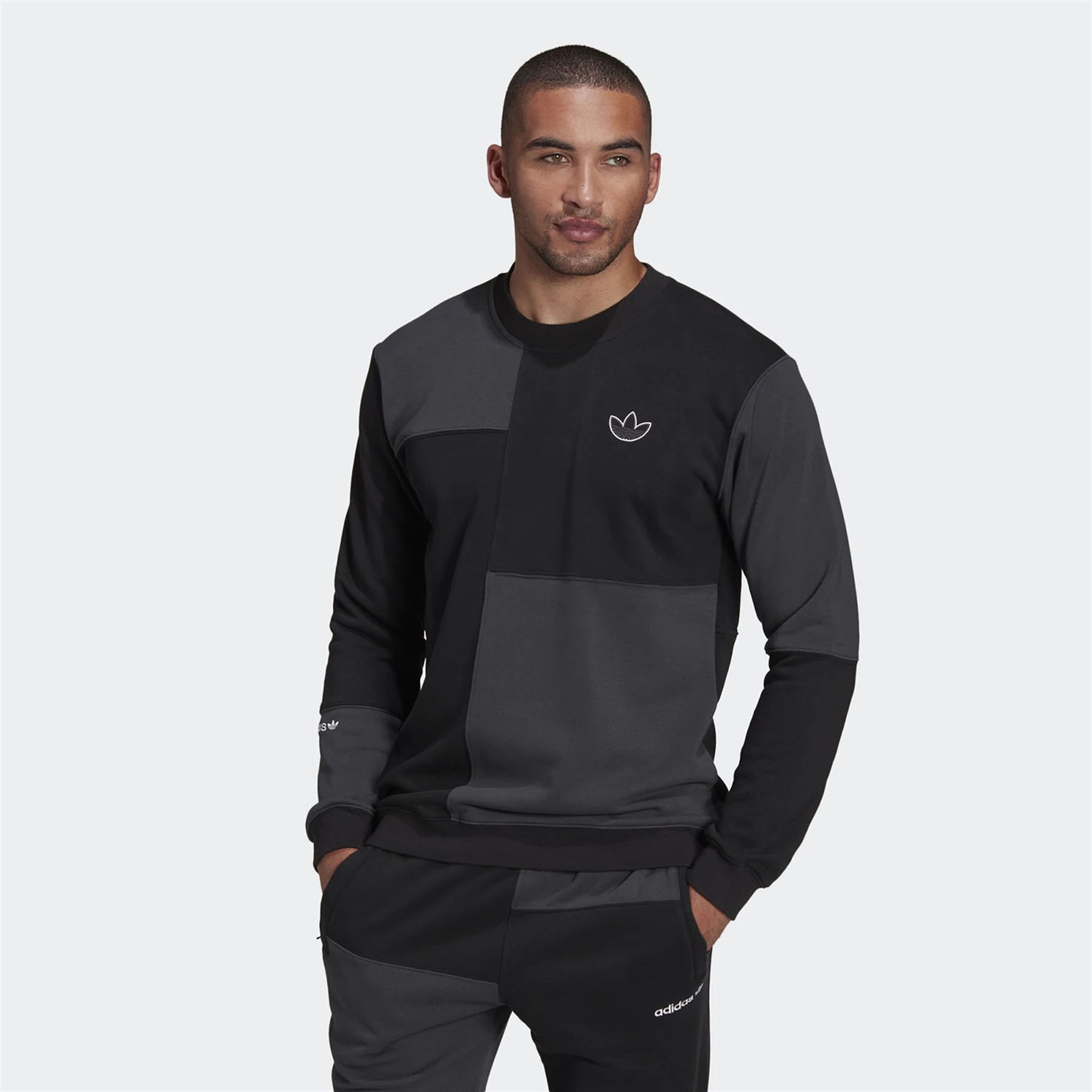 Adidas Erkek Günlük Kapşonlu Sweatshirt Sprt Crewneck He7052