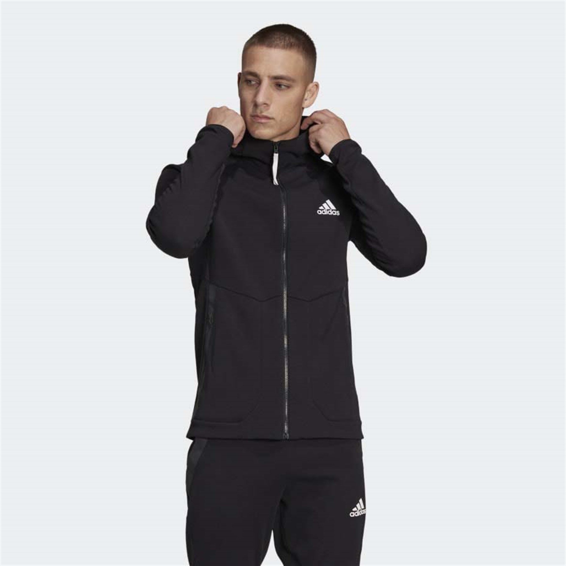 Adidas Erkek Günlük Kapşonlu Sweatshirtshirt M D4Gmdy Fzhd He5030