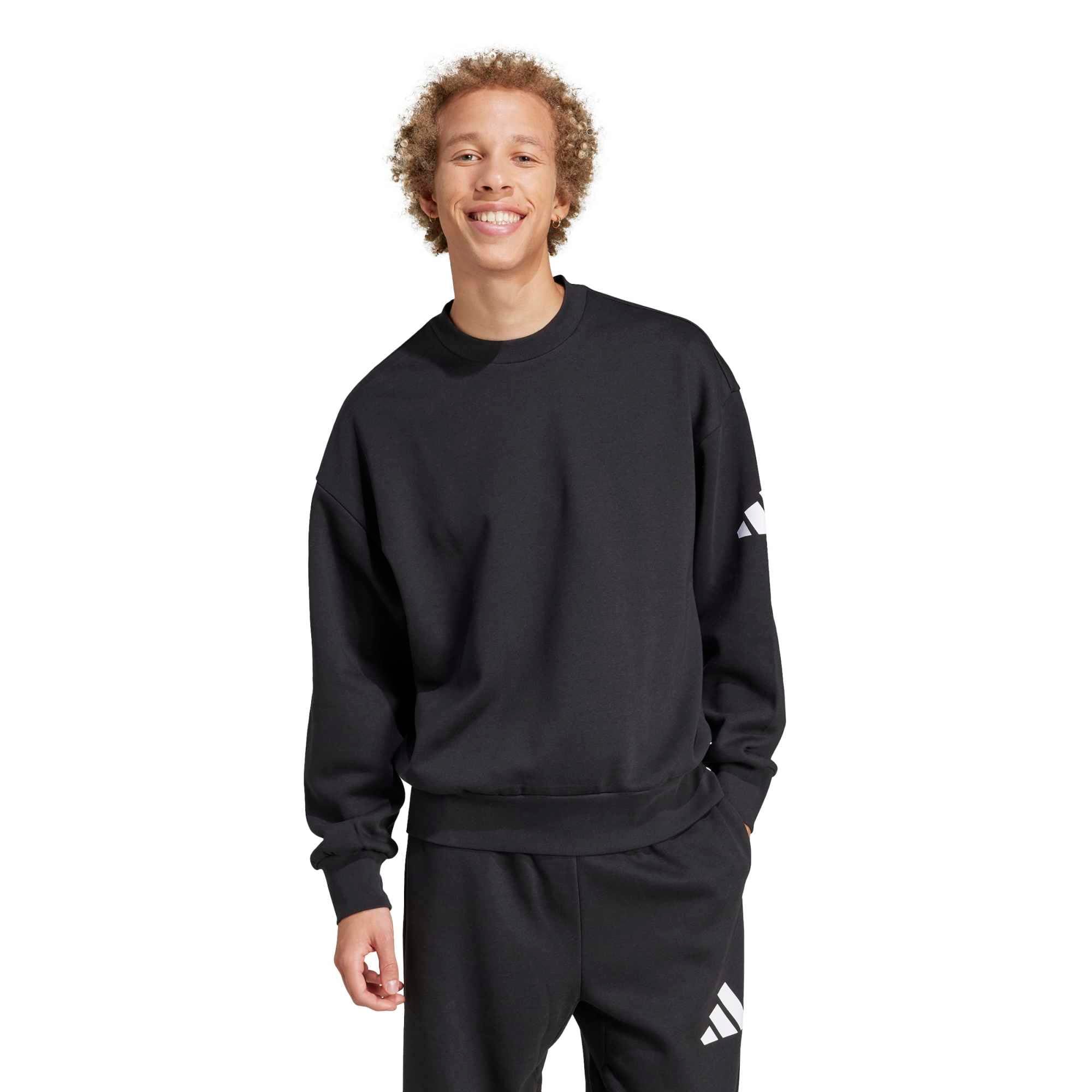 Adidas Erkek Günlük Sweatshirt M Swt Fl Jf3542