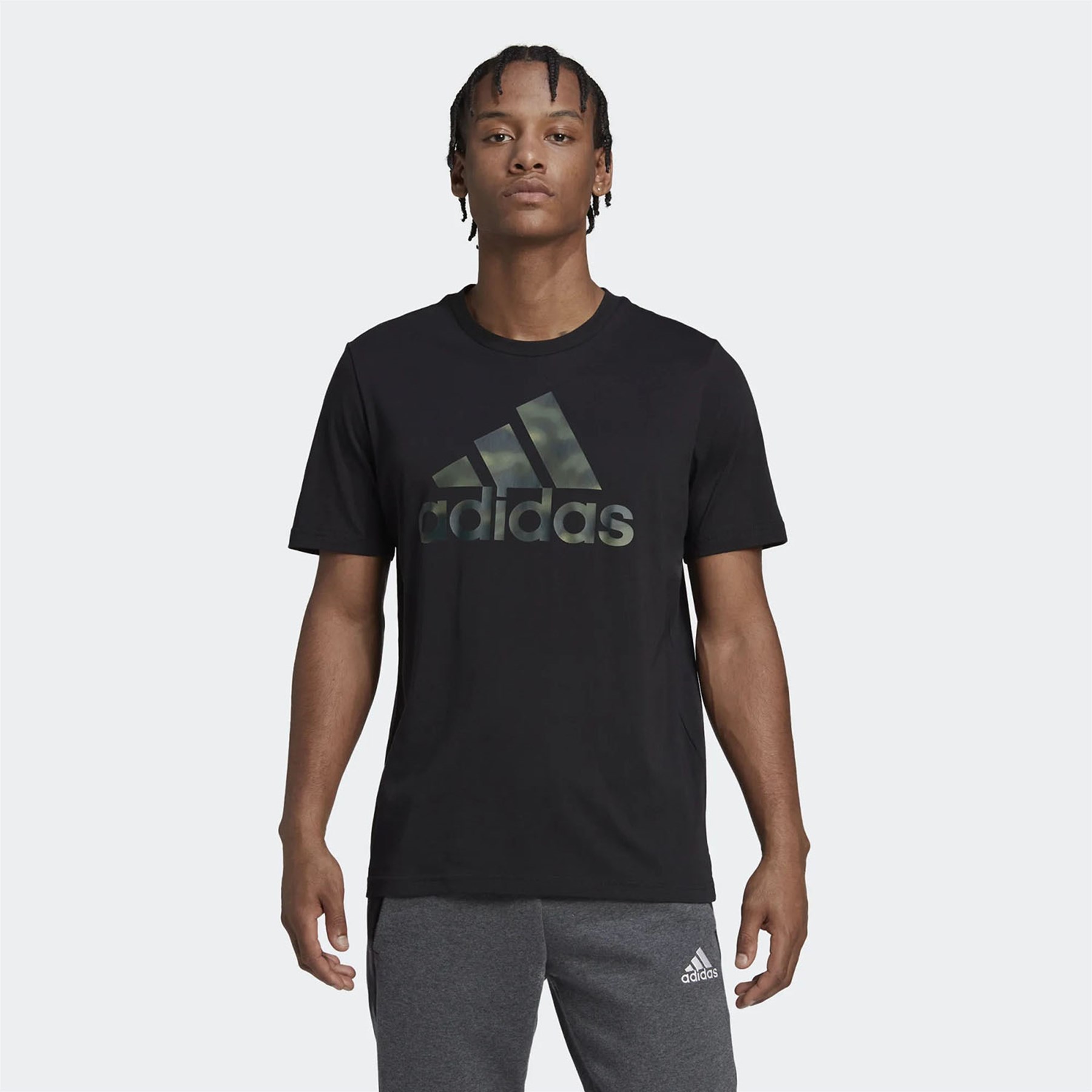 Adidas Erkek Günlük T-Shirt M Camo T Hl6934 M CAMO T