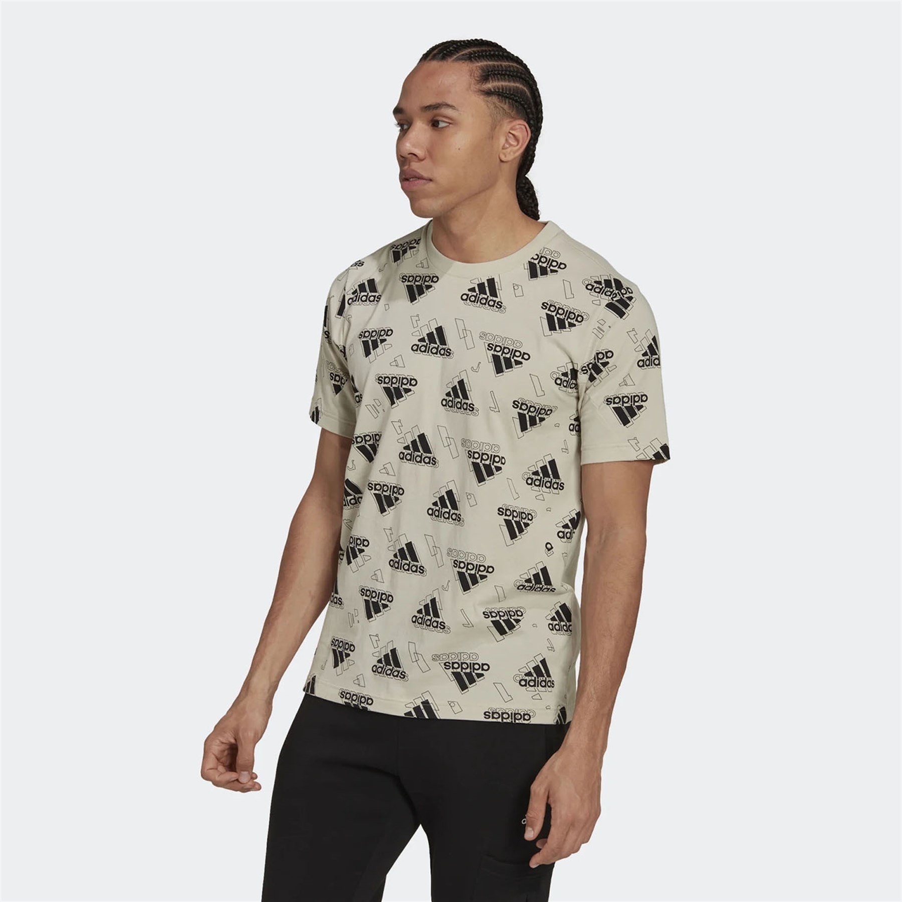 Adidas Erkek Günlük T-Shirt M Fl Gfx Tee Hk2231 M FL GFX Tee
