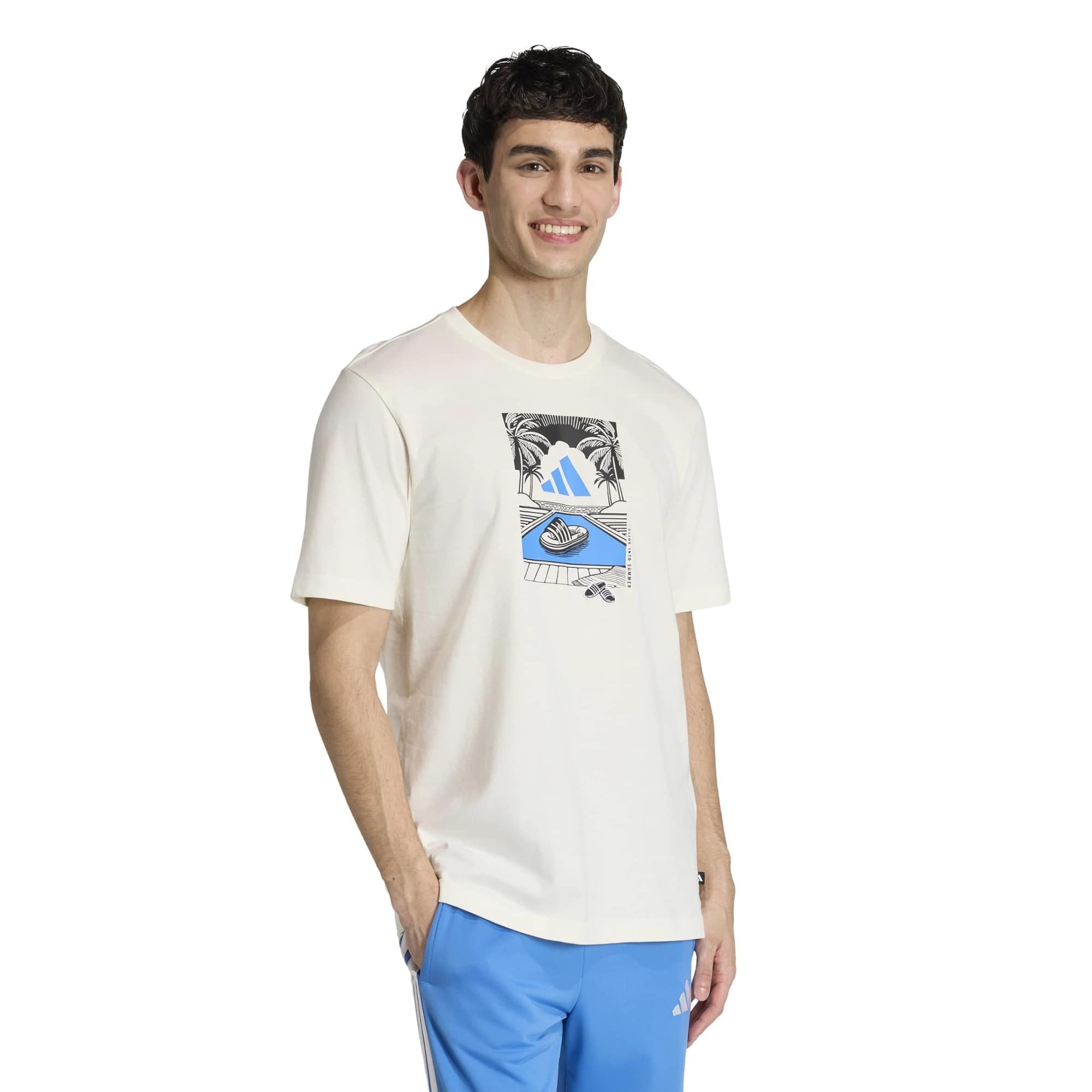 Adidas Erkek Günlük T-Shirt M S Slide Rx T Jz5001