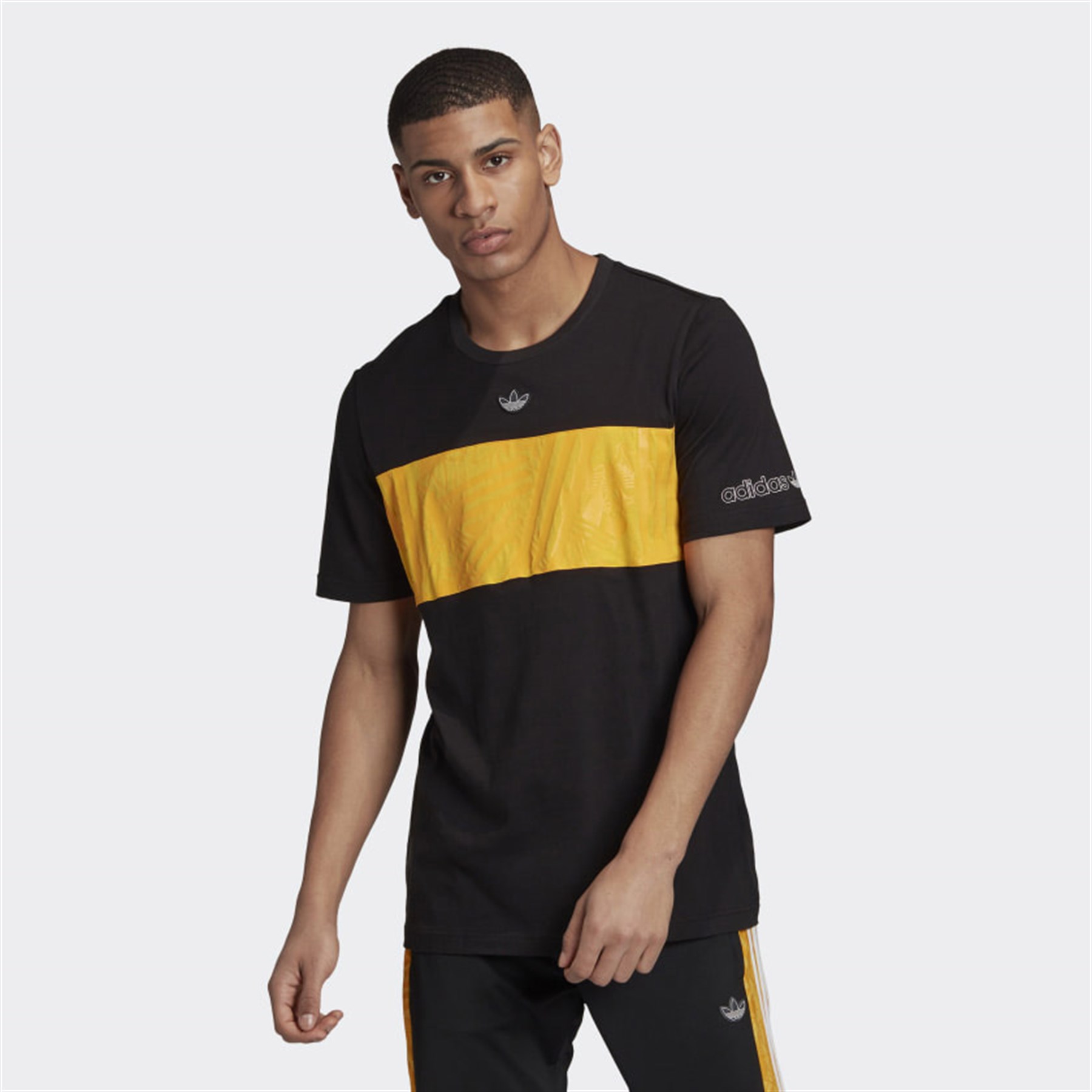 Adidas Erkek Günlük T-Shirt Panel Trf Tee G Gd5806 PANEL TRF TEE G