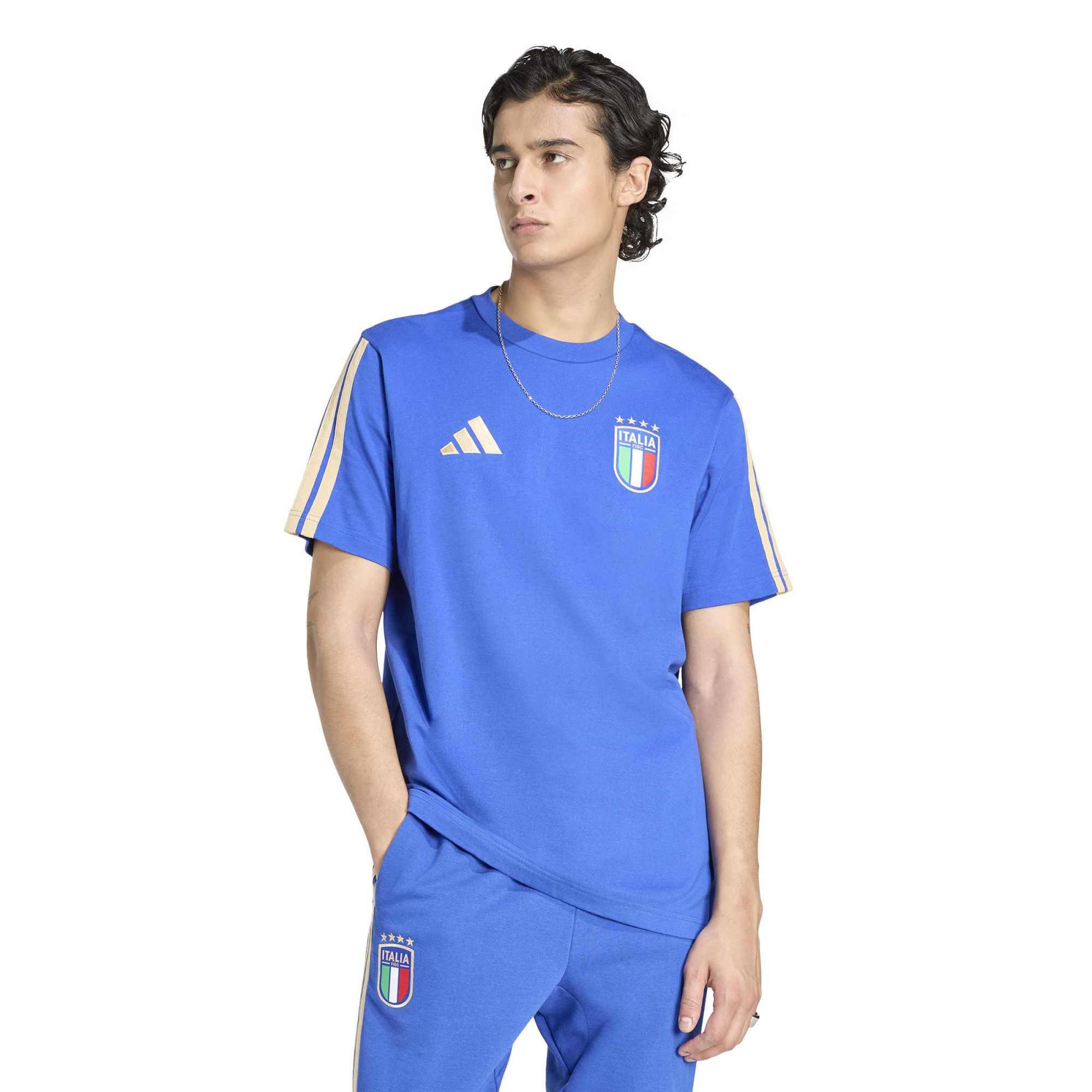 Adidas Erkek İtalya Futbol T-Shırt Fıgc Dna Tee Jz2064