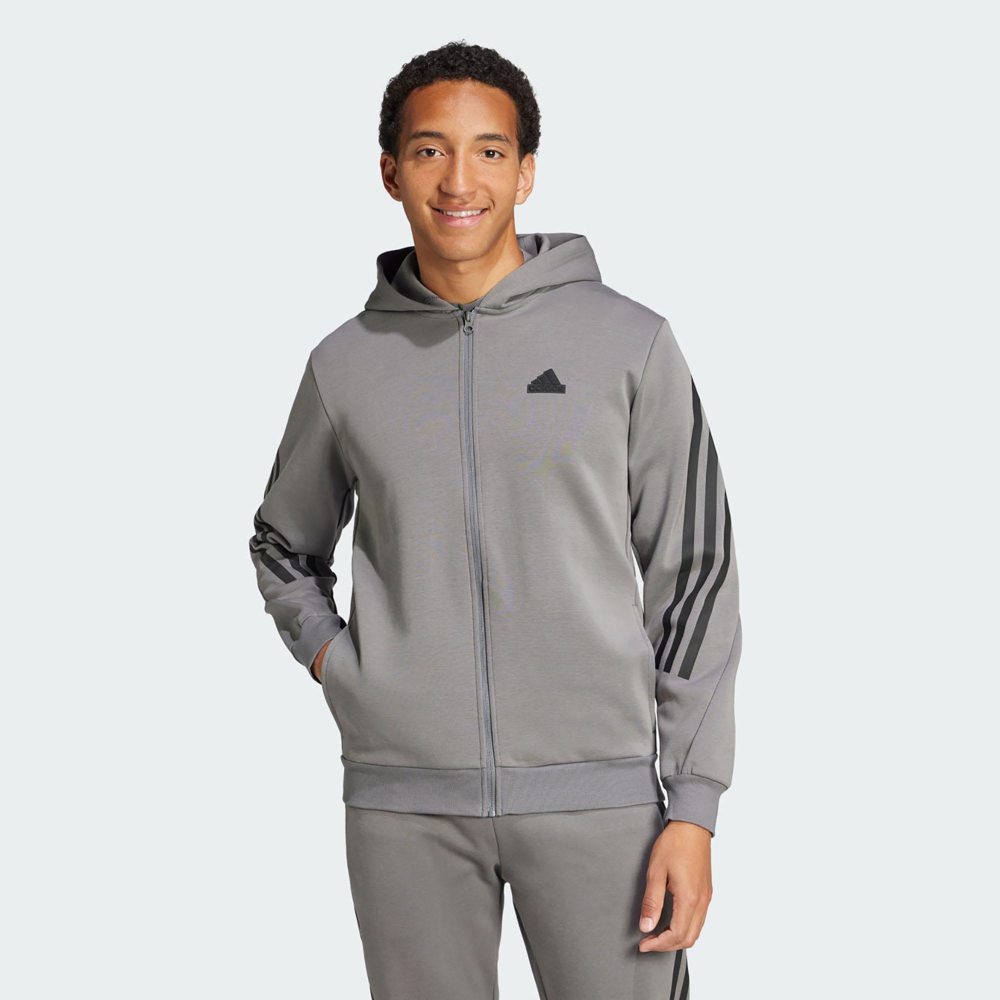 Adidas Erkek Kapşonlu Eşofman Üstü M Fı 3S Fz Iw8529 M FI 3S FZ