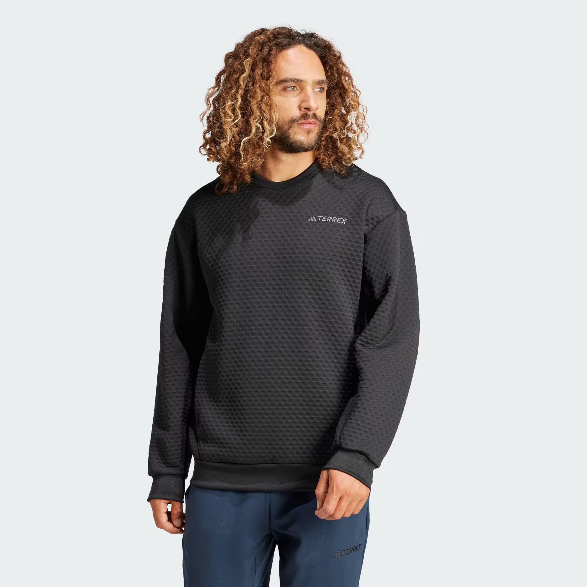 スルド Adidas Erkek Kapşonlu Sweat Xpl Crew Neck Ix3941