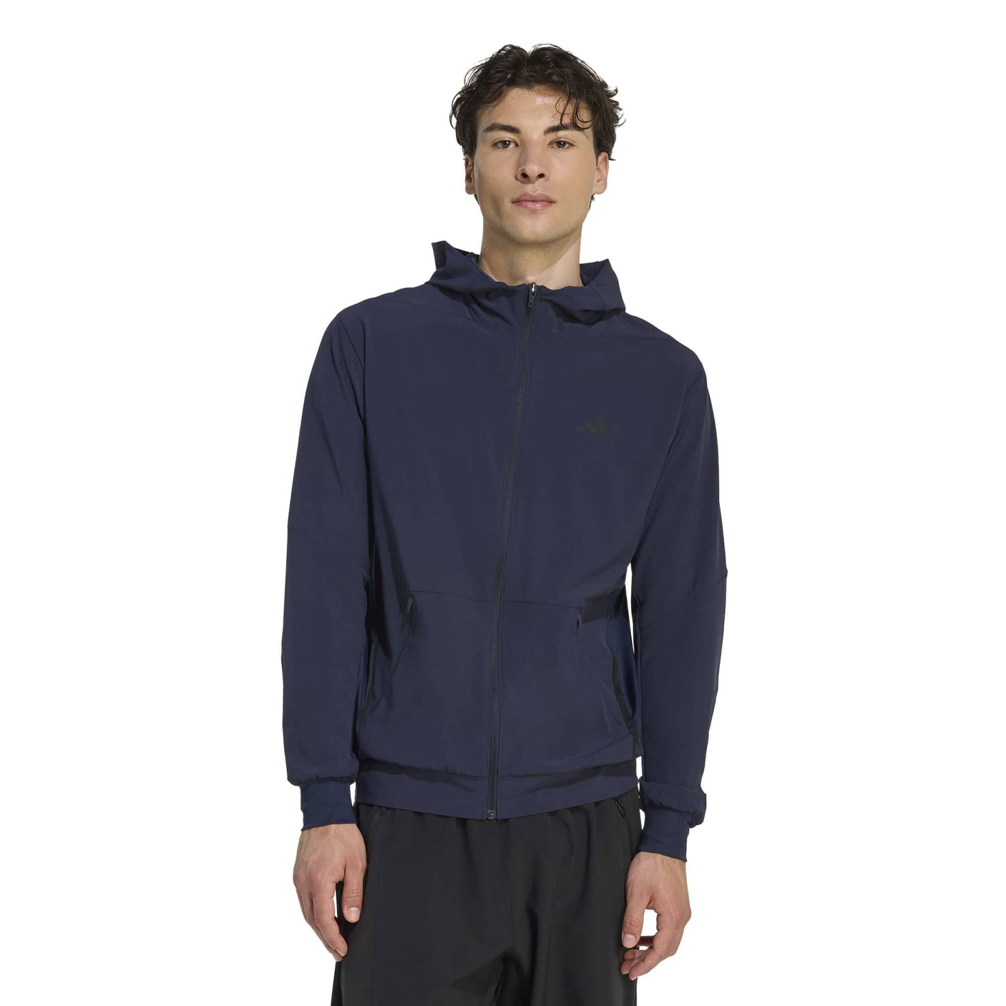 Adidas Erkek Koşu - Yürüyüş Kapşonlu Tek Üst D4T Hybrid Fz H Ka4822