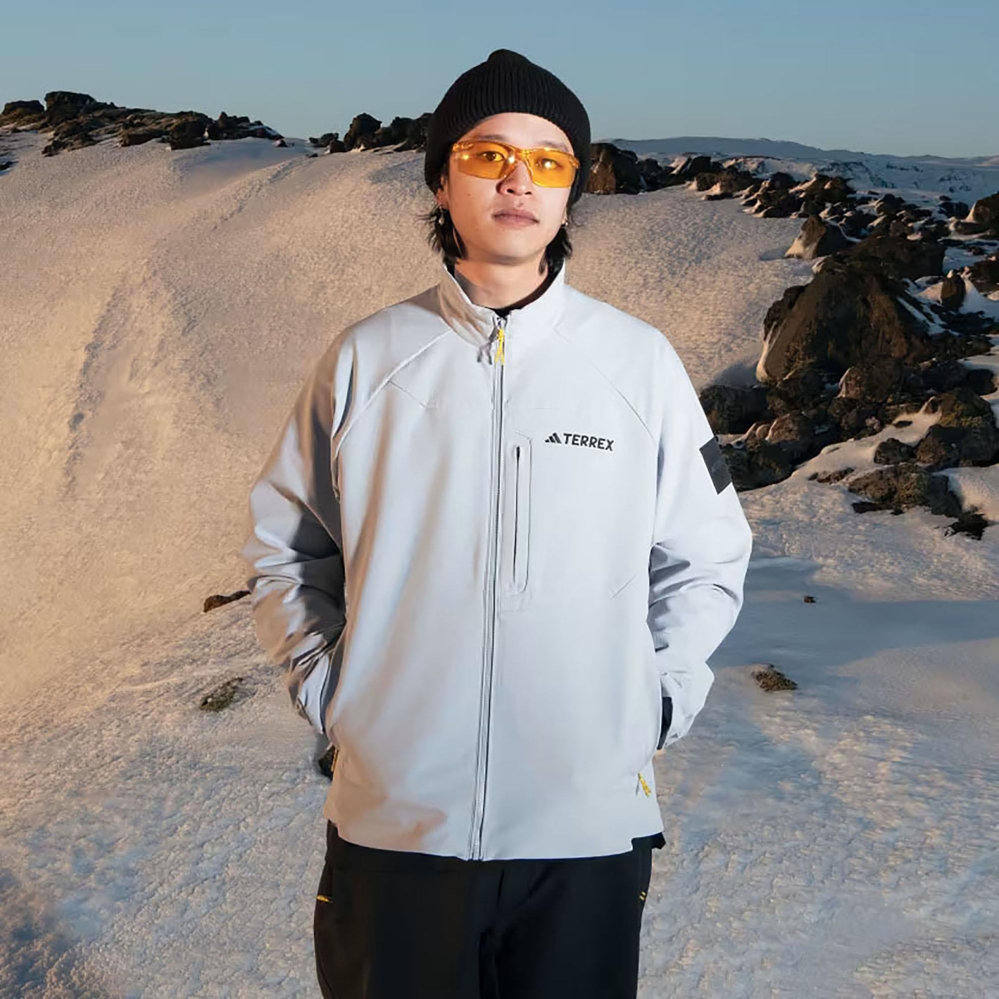 か*な様 【正規品】Man Stadium Live  Worl Adidas Erkek Koşu - Yürüyüş Mont Ng Dwr Jkt Ix7919
