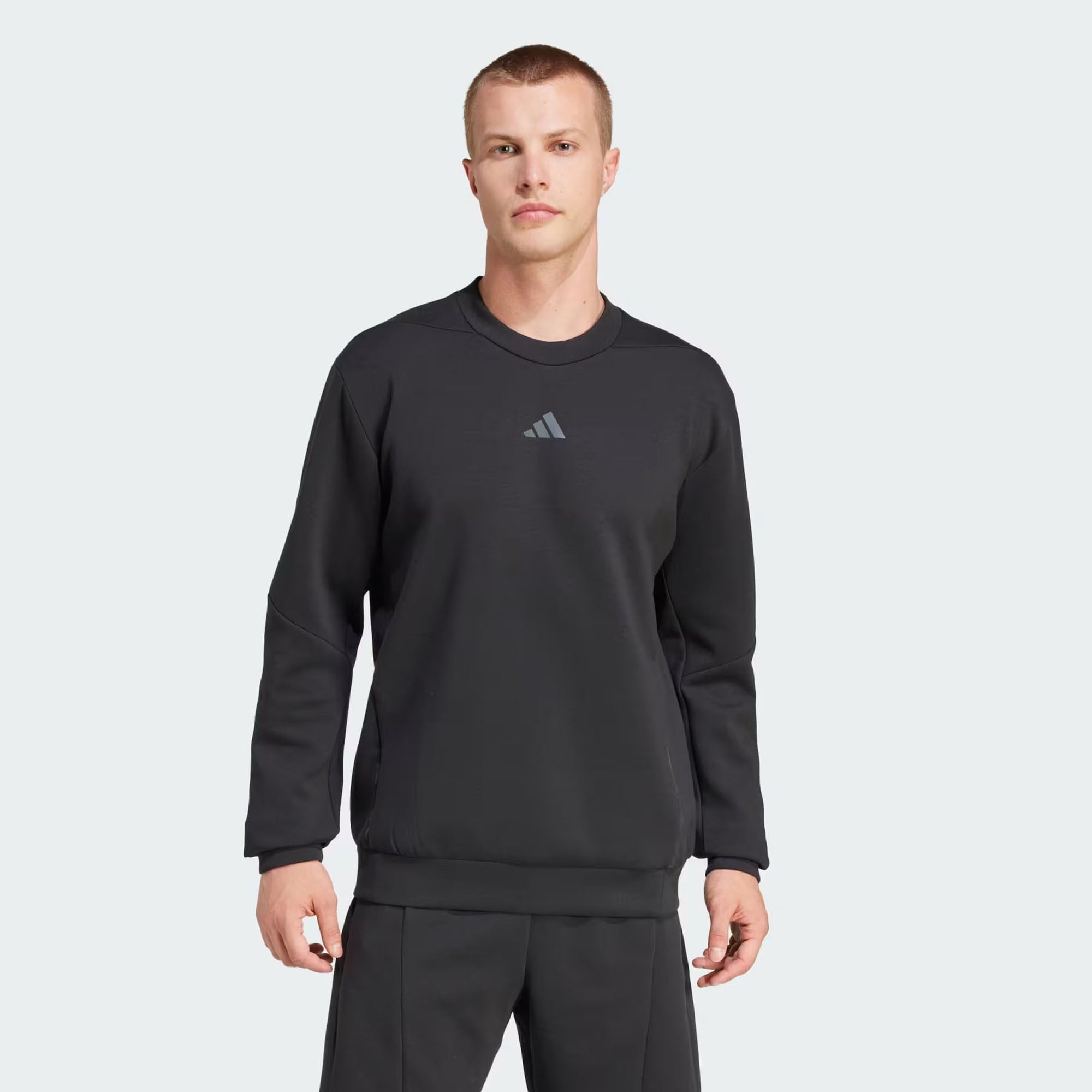 Adidas Erkek Koşu - Yürüyüş Sweatshirt D4T Crew Sweats Jj4642