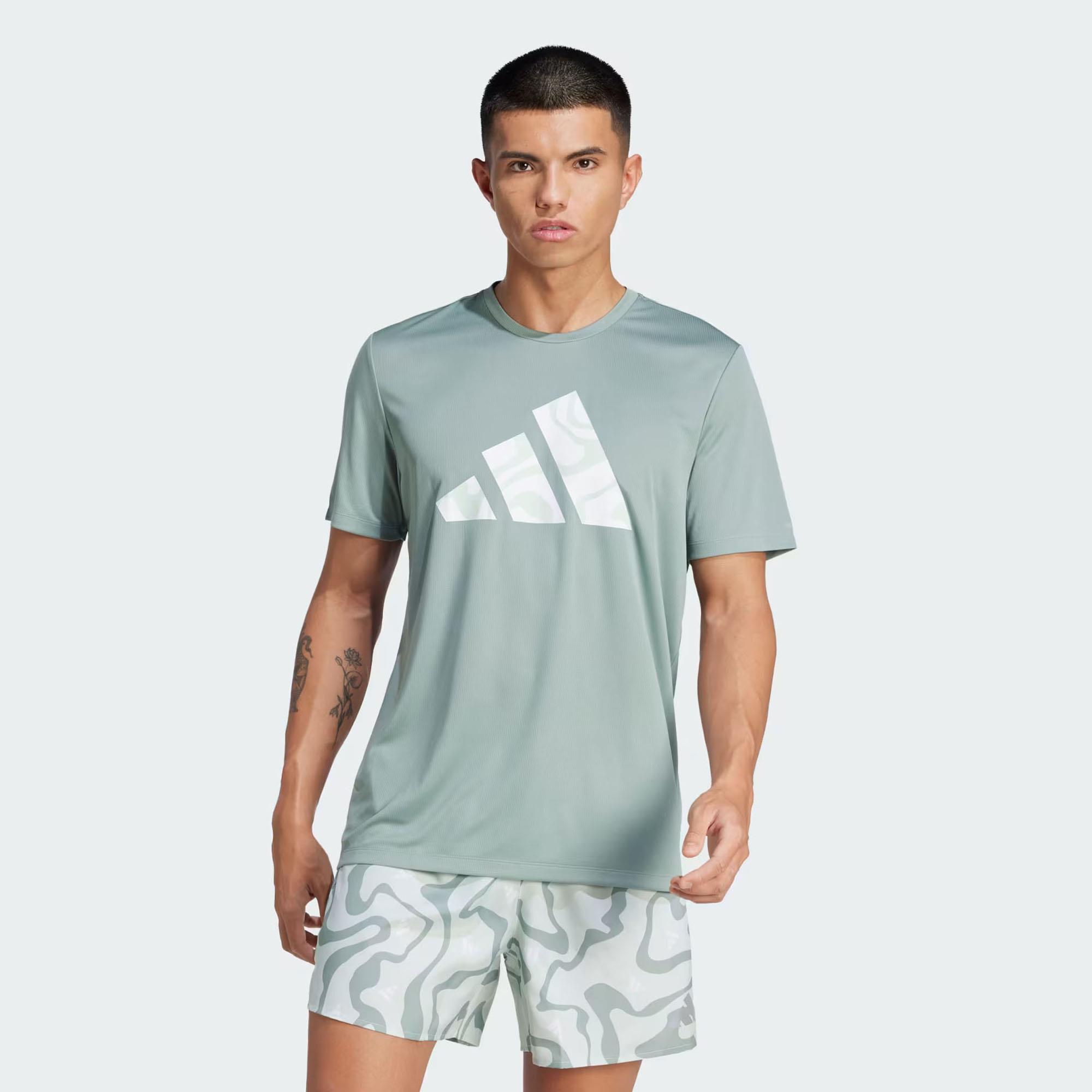 Adidas Erkek Koşu - Yürüyüş T-shirt Run It Bl Tee M Jd2334