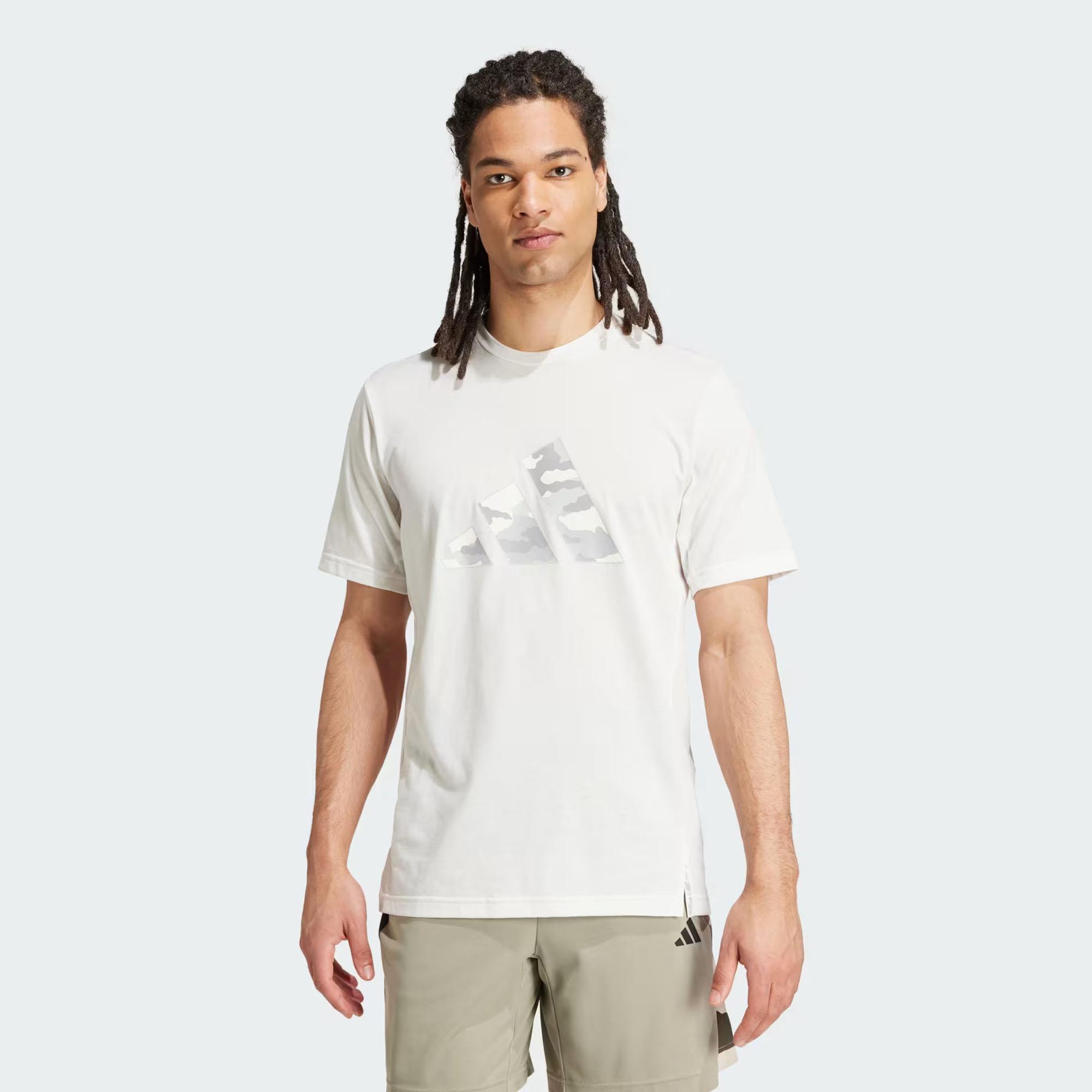 Adidas Erkek T-shirt Camo Big Logo T Iw8489