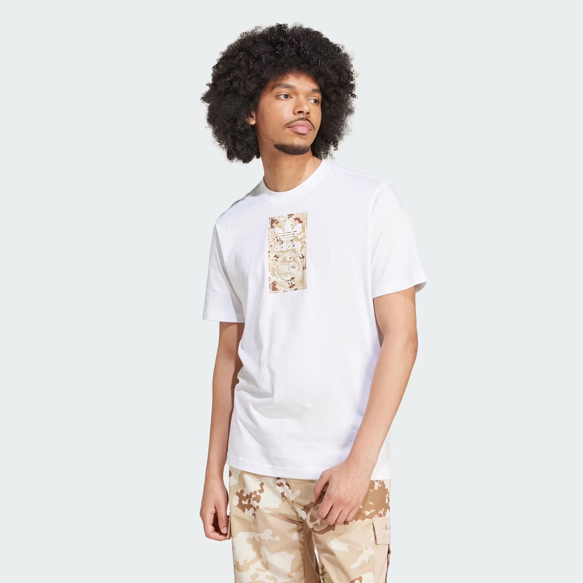Adidas Erkek T-shirt Camo Label Tee Ix6743