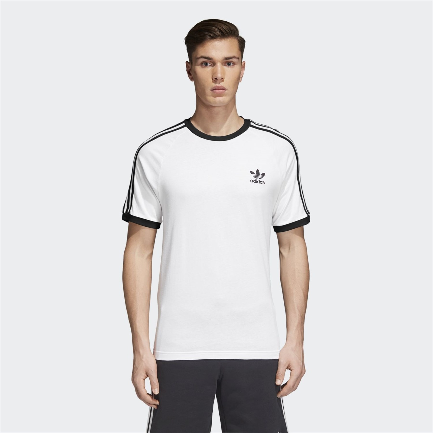 Adidas Erkek T-Shirt Cw1203 3-Strıpes Tee
