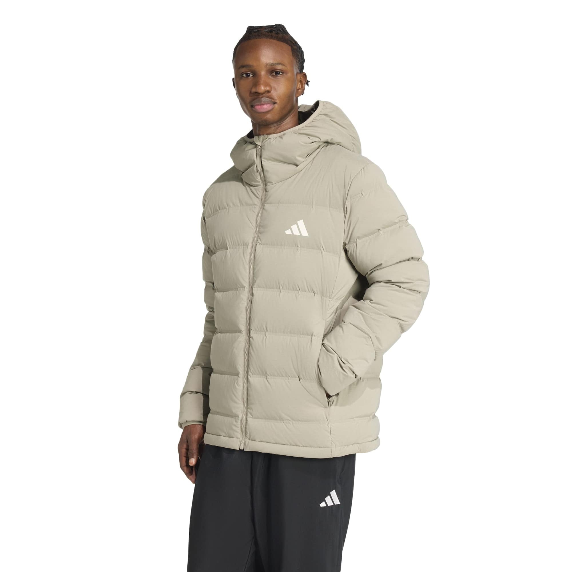 Adidas Helionic S Kapüşonlu Erkek Ceket JX0596