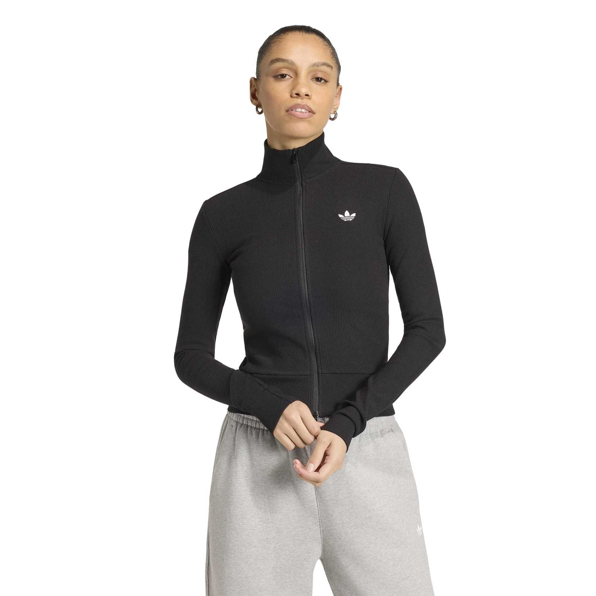 Adidas Kadın Günlük Eşofman Üstü Ess Rib Fz Tt Kr3598 ESS RIB FZ TT