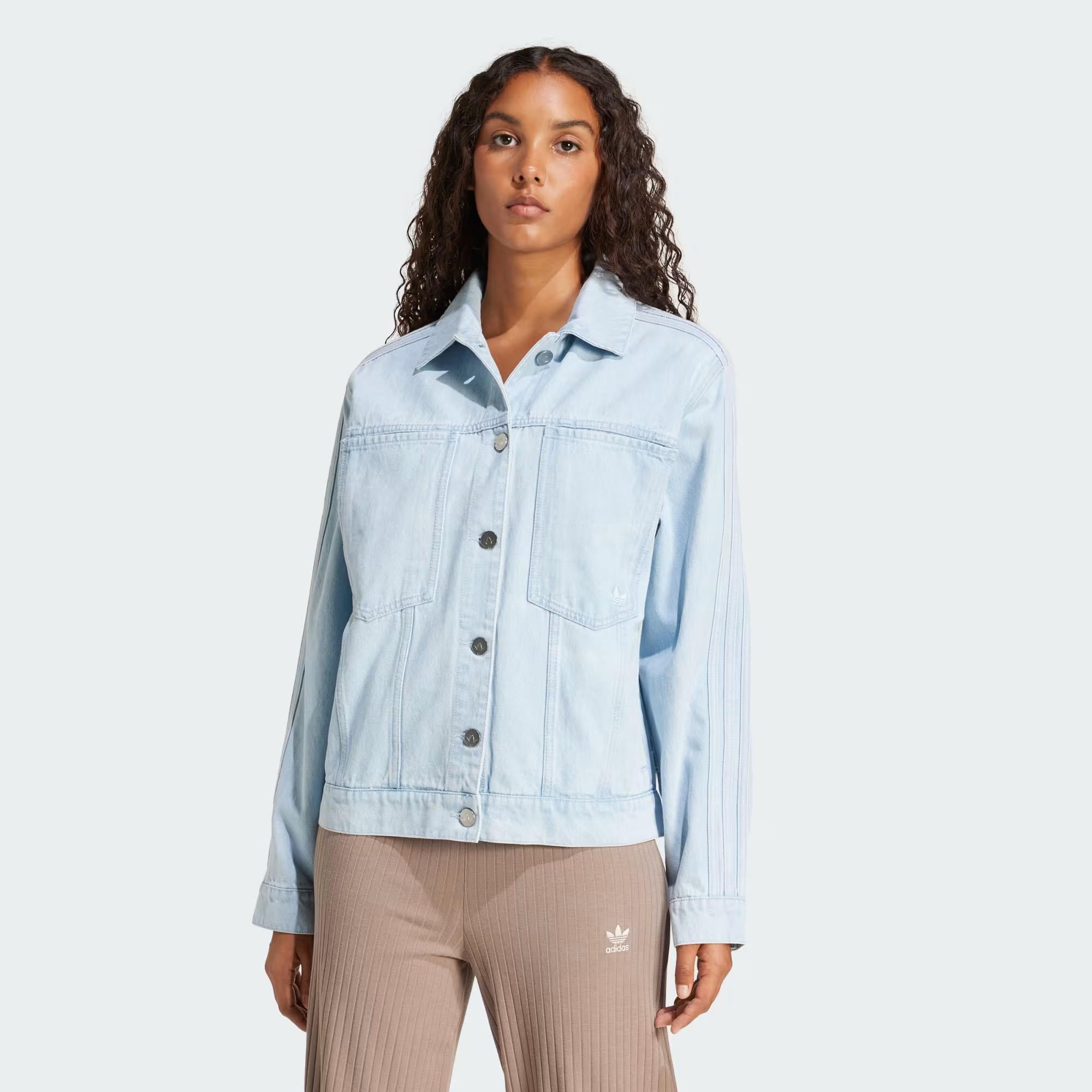 Adidas Kadın Günlük Eşofman Üstü Premium Essentials Denim Jacket Jd4753 Premium Essentials Denim Jacket