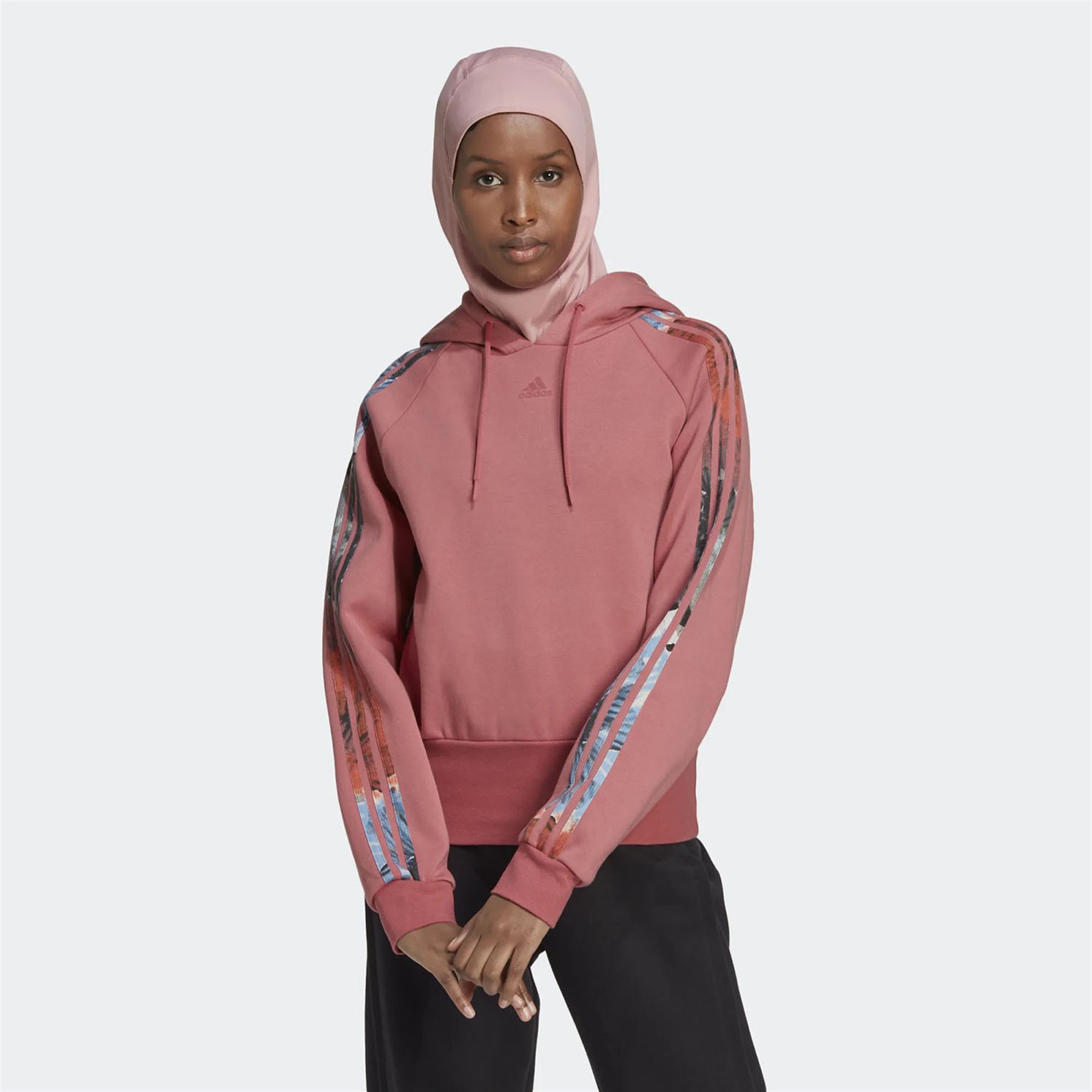 Adidas Kadın Günlük Kapşonlu Eşofman Üstü W Aop Hd Hp0793 W AOP HD