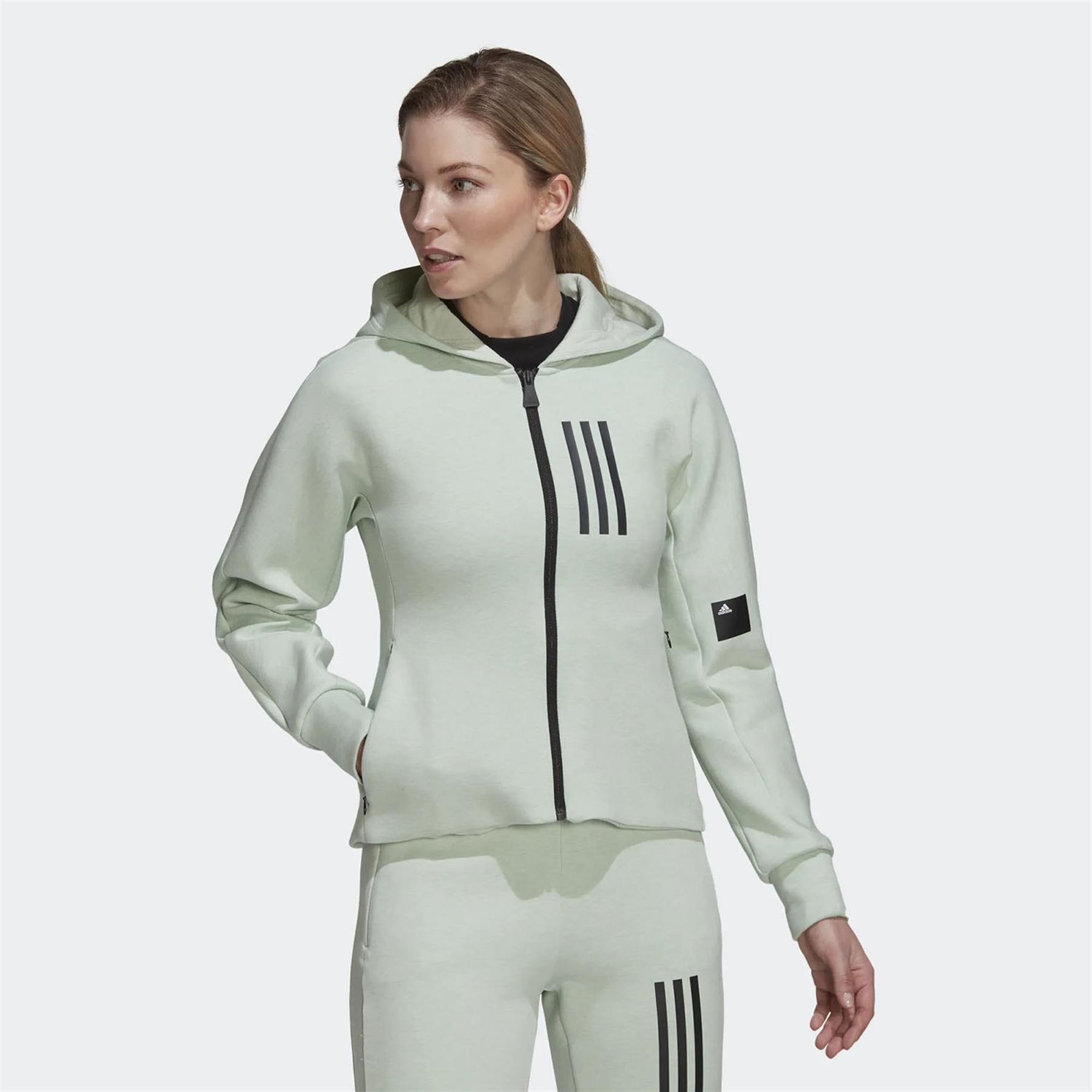 Adidas Kadın Günlük Kapşonlu Eşofman Üstü W Mv Sl Fz Hd Hc8809