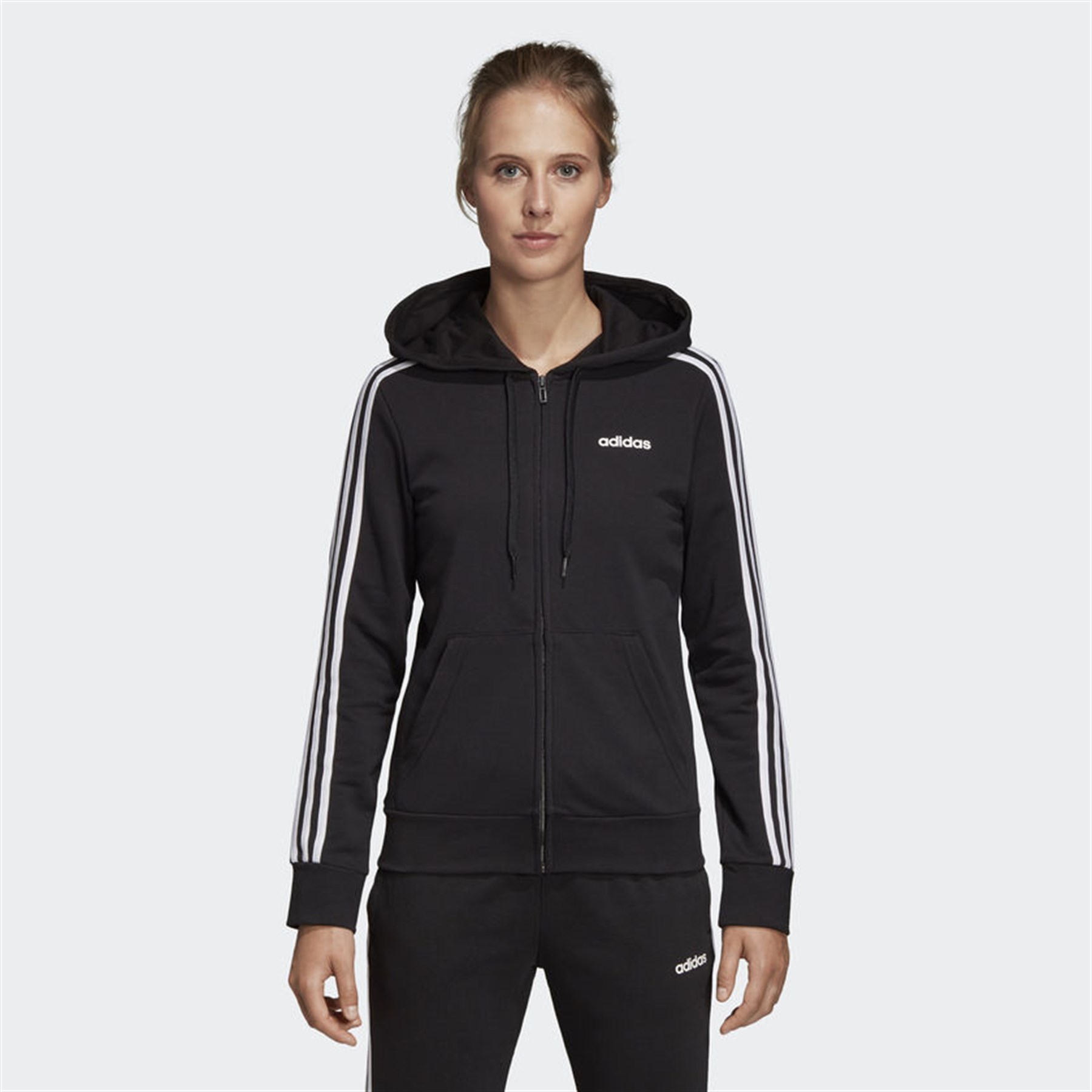 Adidas Kadın Günlük Kapşonlu Eşofman Üstü Dp2419 W E 3S Fz Hd W E 3S FZ HD