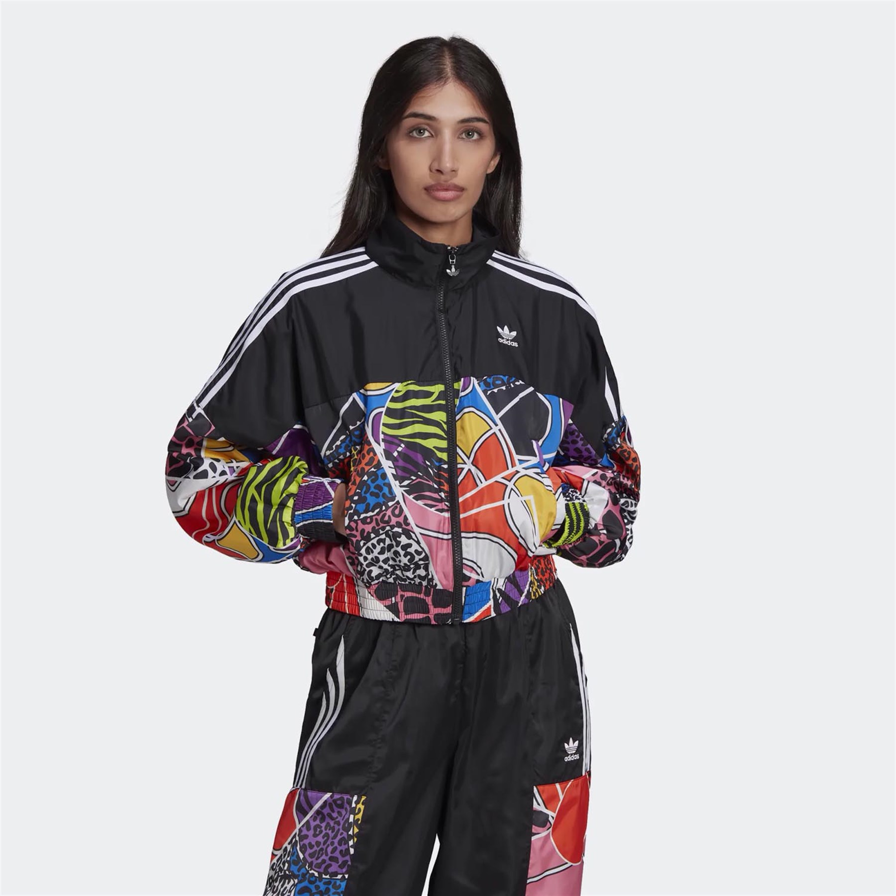 Adidas Kadın Günlük Kapşonlu Sweatshirtshirt Track Top Hc4470