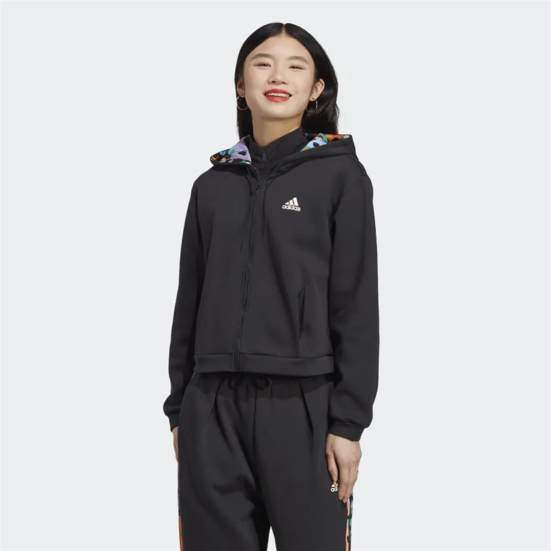 Adidas Kadın Günlük Mont W Aop Fz Reg Ht4683