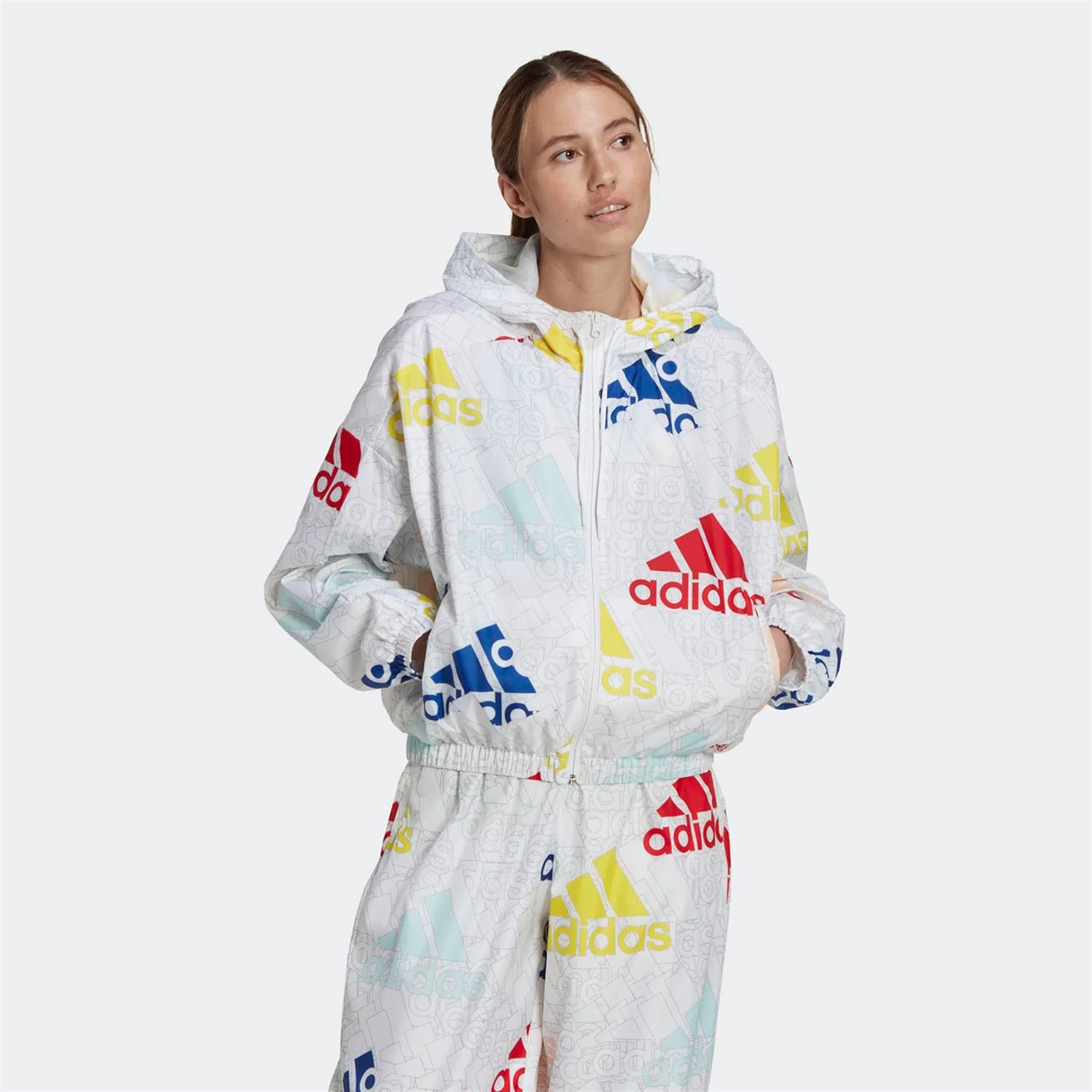 Adidas Kadın Günlük Rüzgarlık W Bluv Q3 Wb B Hl4465