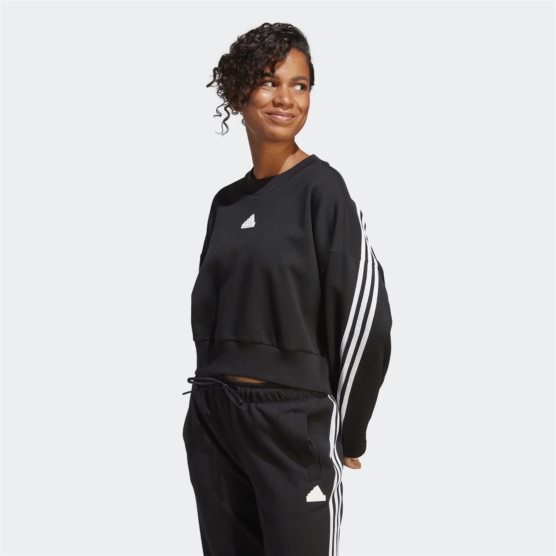 Adidas Kadın Günlük Sweatshirt W Fi 3S Crew Ib8494