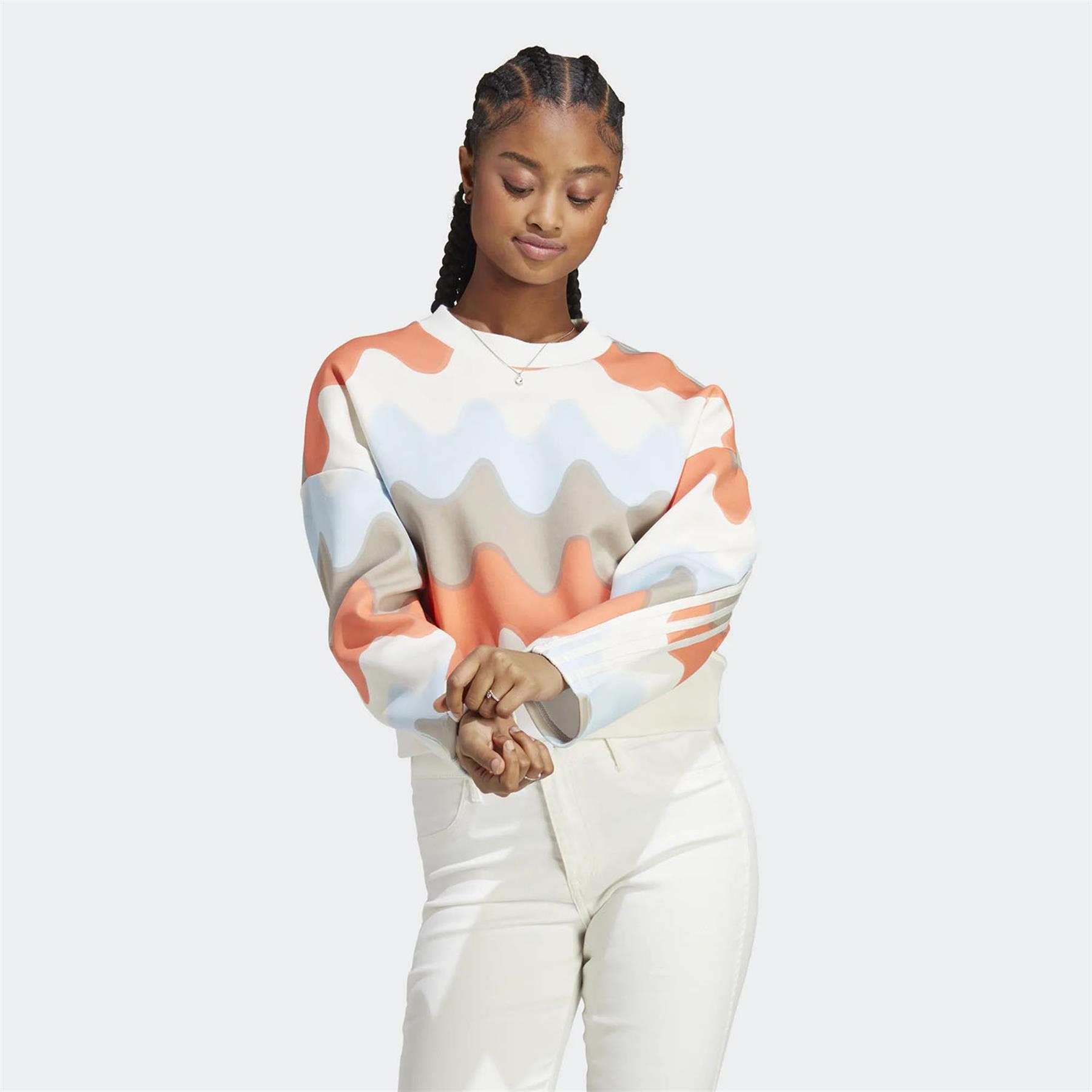 Adidas Kadın Günlük Sweatshirt W Mmk Fi 3S Crw Ic6351