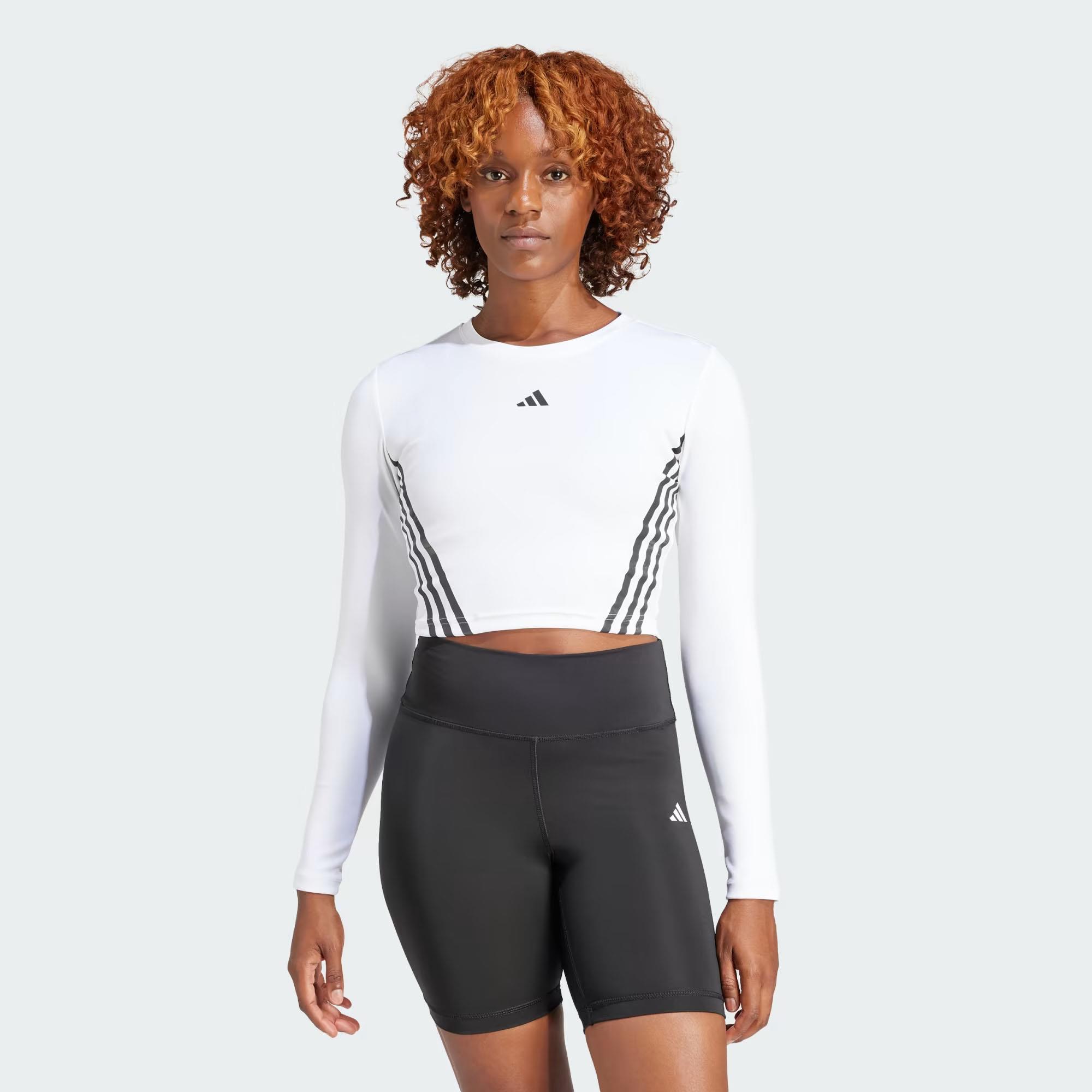 Adidas Kadın Günlük T-Shirt Hyglm Crop Ls Il6971