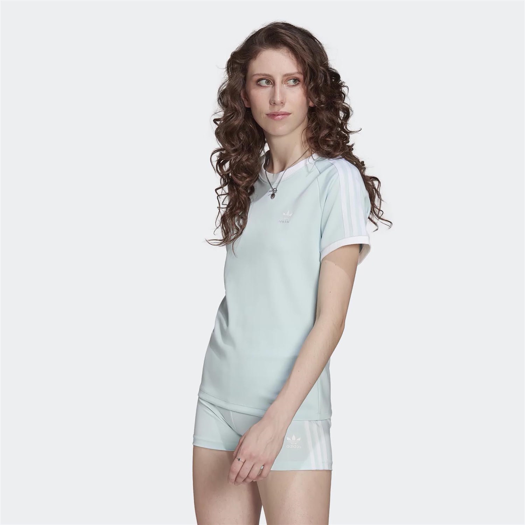Adidas Kadın Günlük T-Shirt Slim 3 Str Tee Hm6415