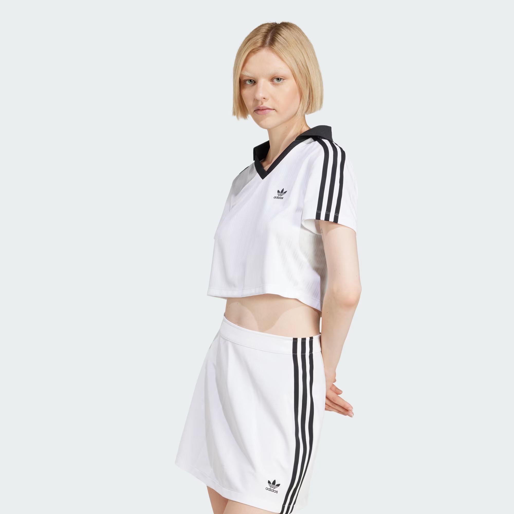 Adidas Kadın Günlük T-shirt V-Neck Polo Jd2608 V-NECK POLO