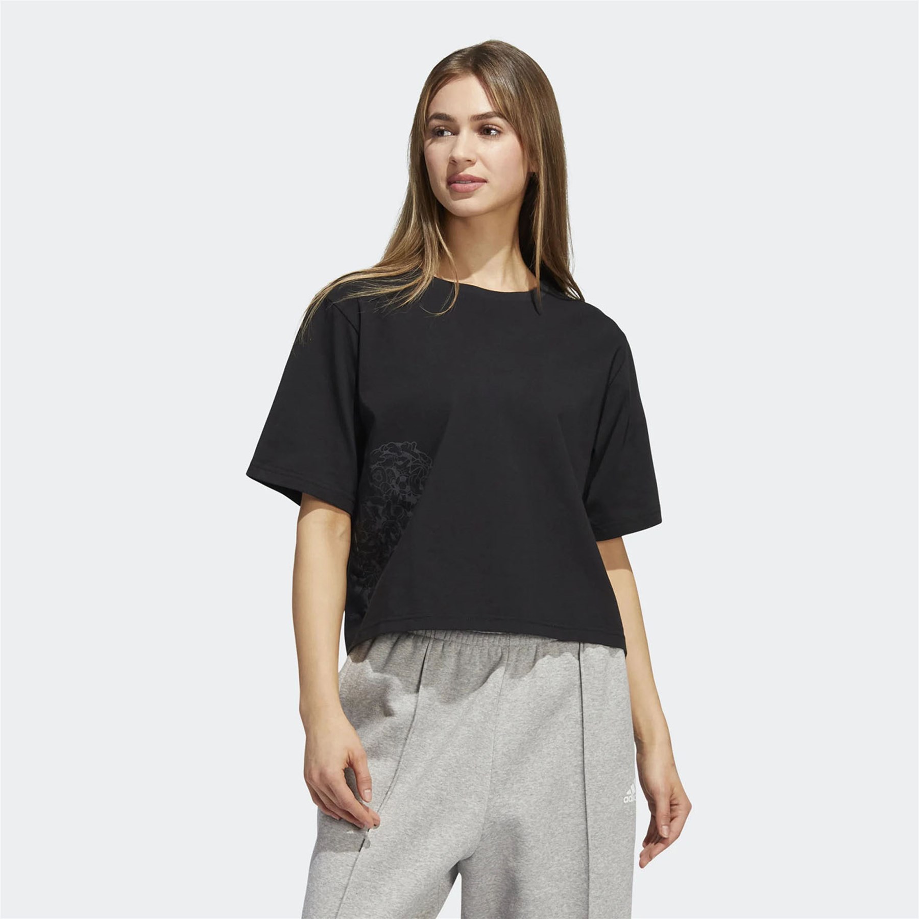 Adidas Kadın Günlük T-Shirt W Dıs Sport Ct Hj9535
