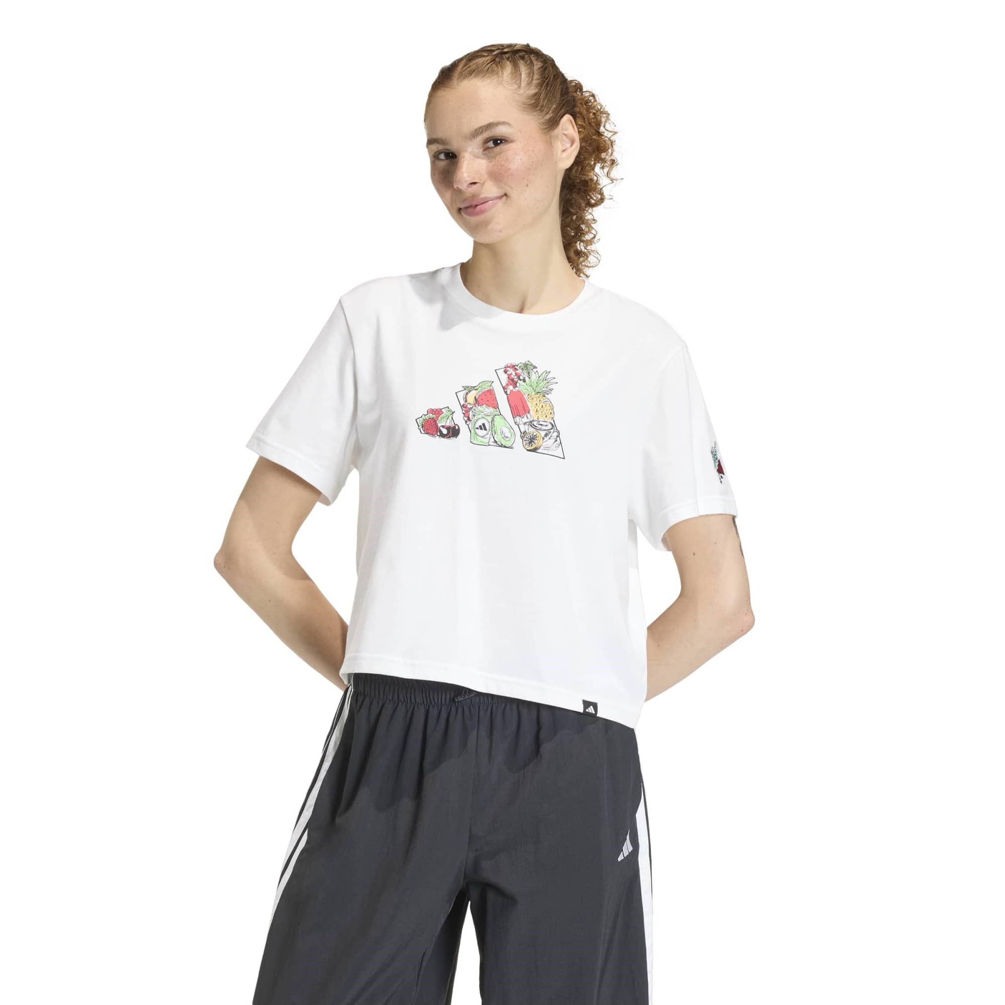 Adidas Kadın Günlük T-Shirt W Food Cro Ka5073