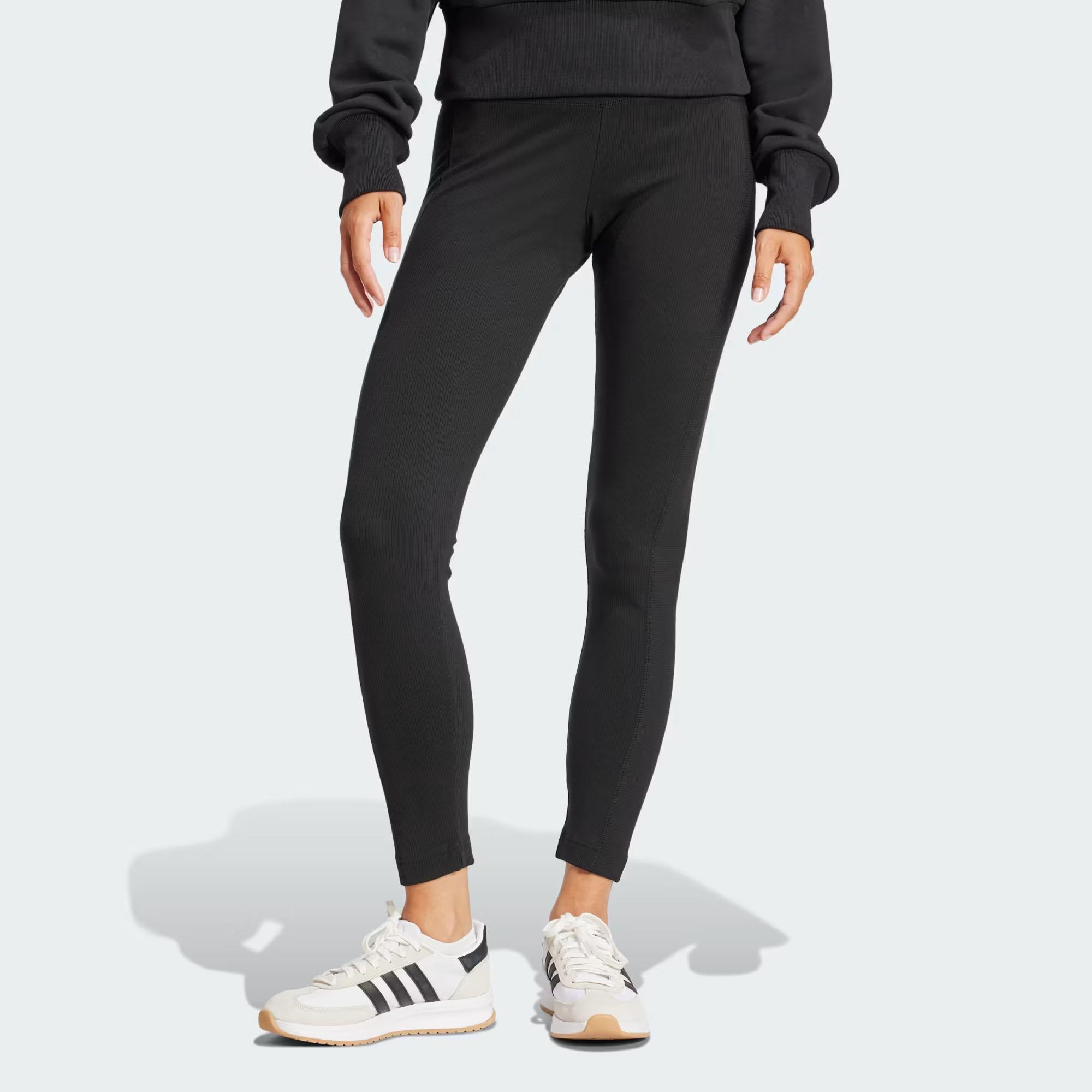 Adidas Kadın Günlük Tayt All Szn Rib High-Waist 7-8 Leggings Jj1249