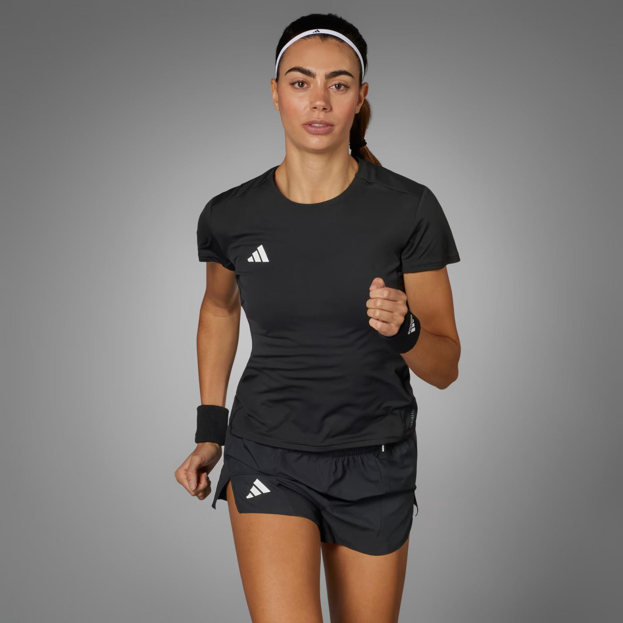 Adidas Kadın Koşu - Yürüyüş T-shirt Adizero E Tee In1172