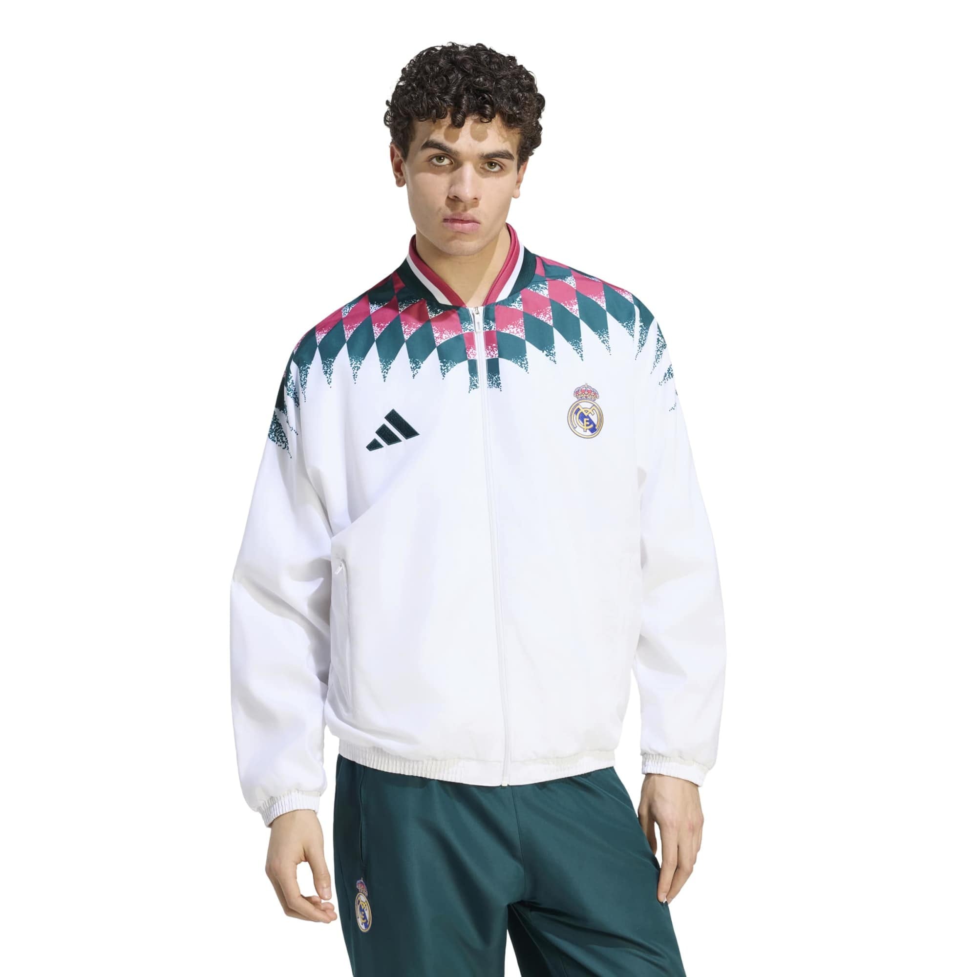 Adidas Real Madrid Erkek Futbol Ceket ST TT KG2956
