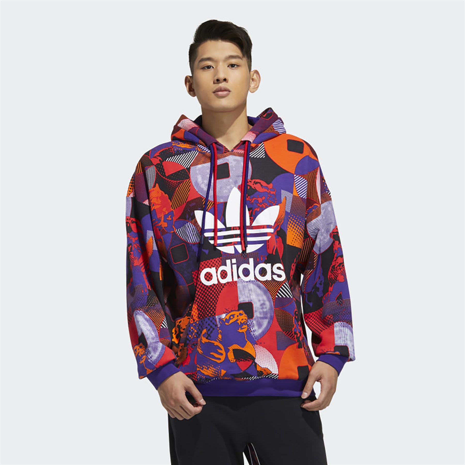 Adidas Erkek Günlük Kapşonlu Sweatshirt Cny Hoodie Gn5448 CNY Hoodie