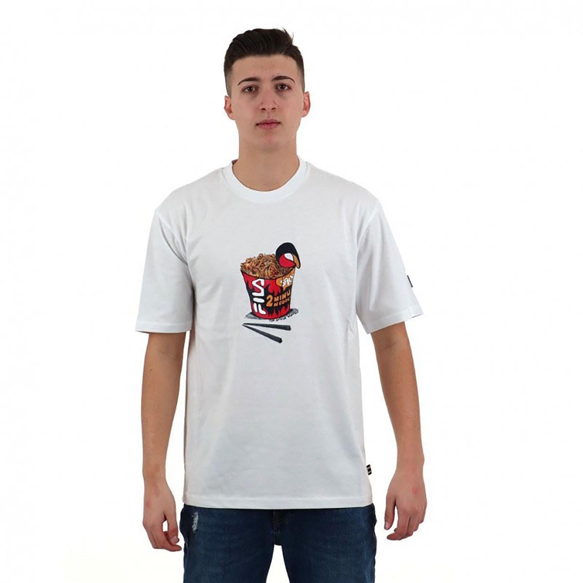 Fila Erkek T-Shirt Cup Noodle Graphic LU411112